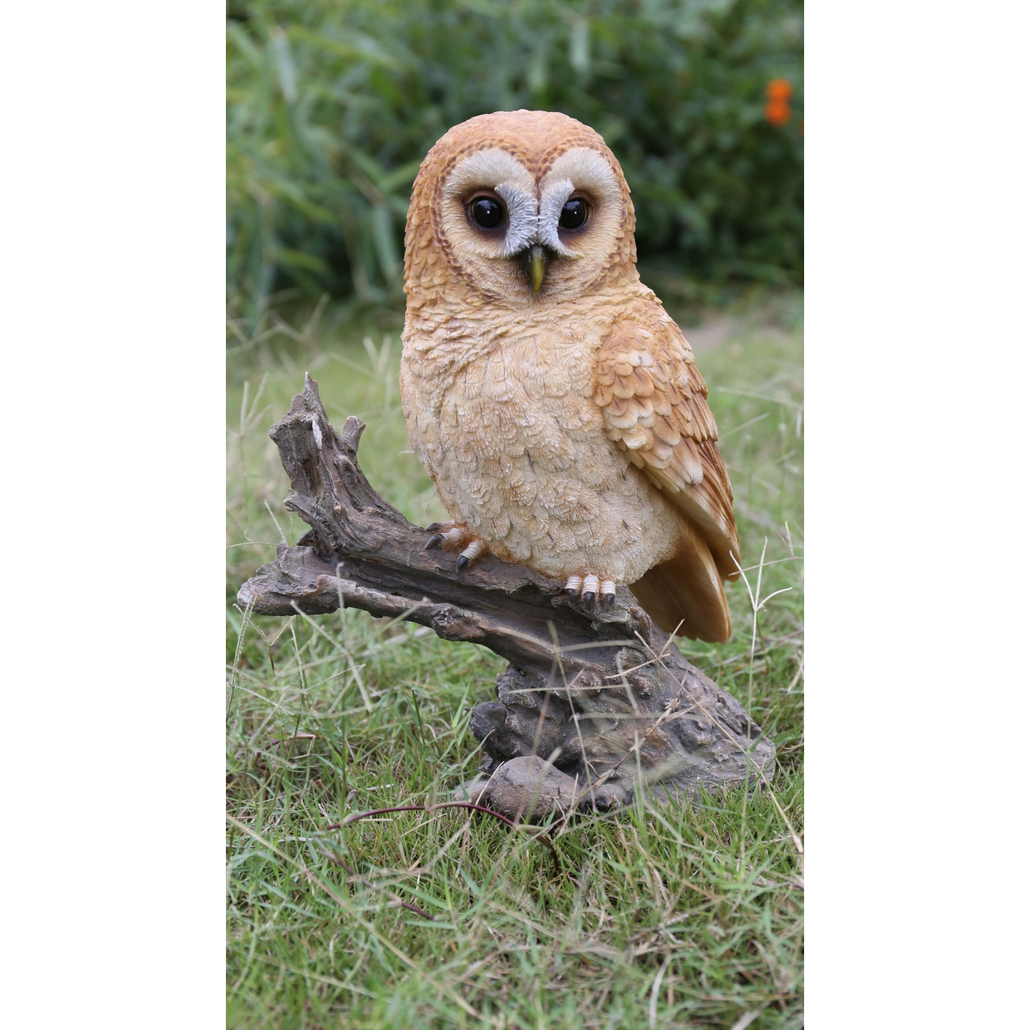 Hi-Line Gift Ltd Tawny Owl On Stump