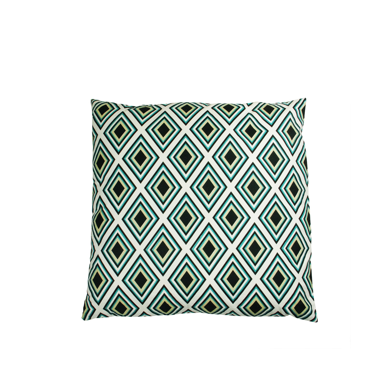 Coussin décoratif de plancher à motif diamant Geometic Vogue de 30 po Urban Life