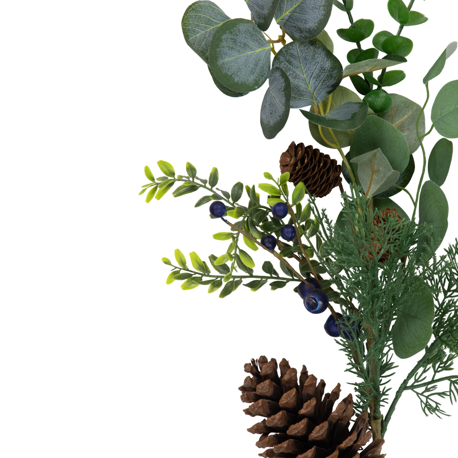 32" Blueberry Eucalyptus Pine Artificial Christmas Spray