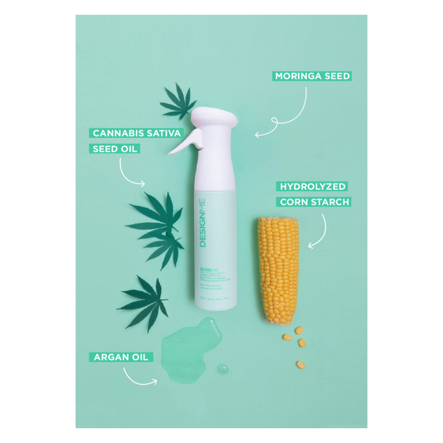 Design.Me Gloss.ME Infinite Mist Heat Protectant Spray 250ml