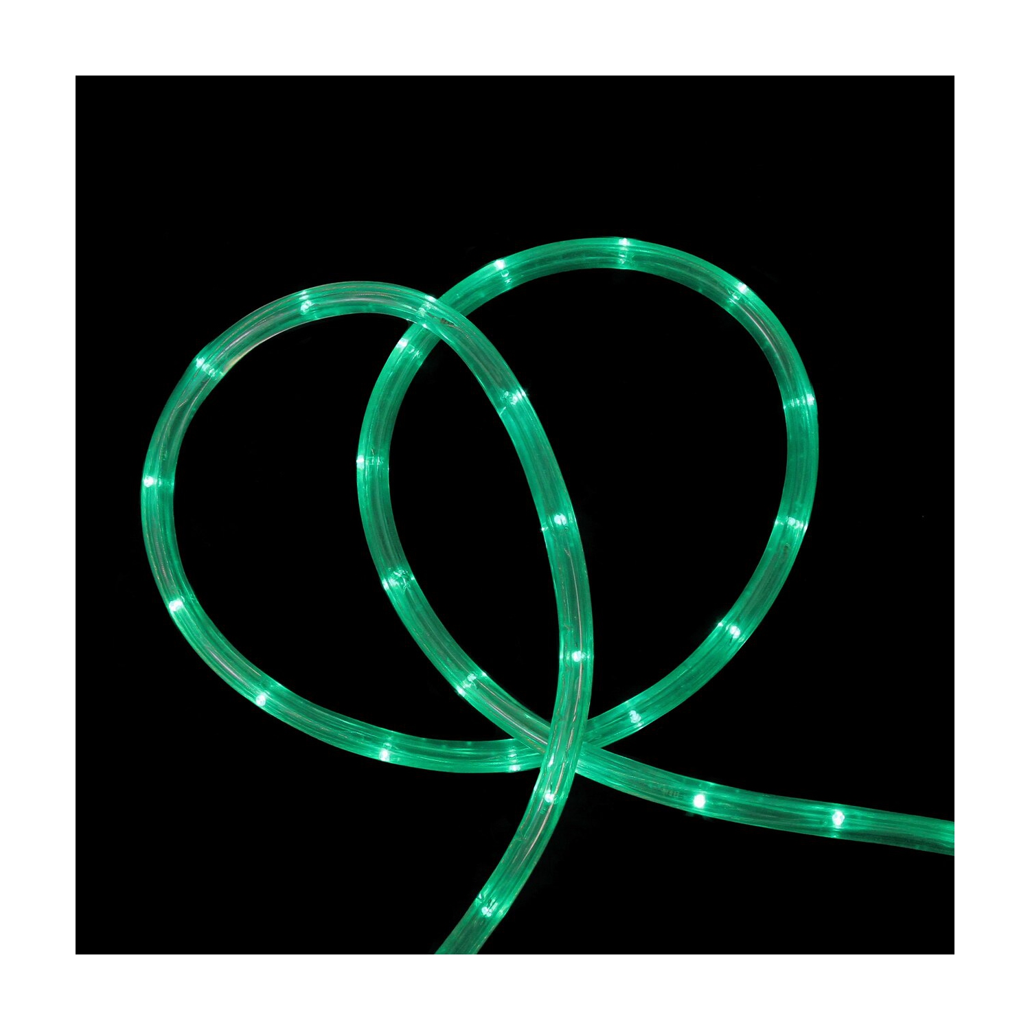 18ft Green LED Christmas Rope Lights