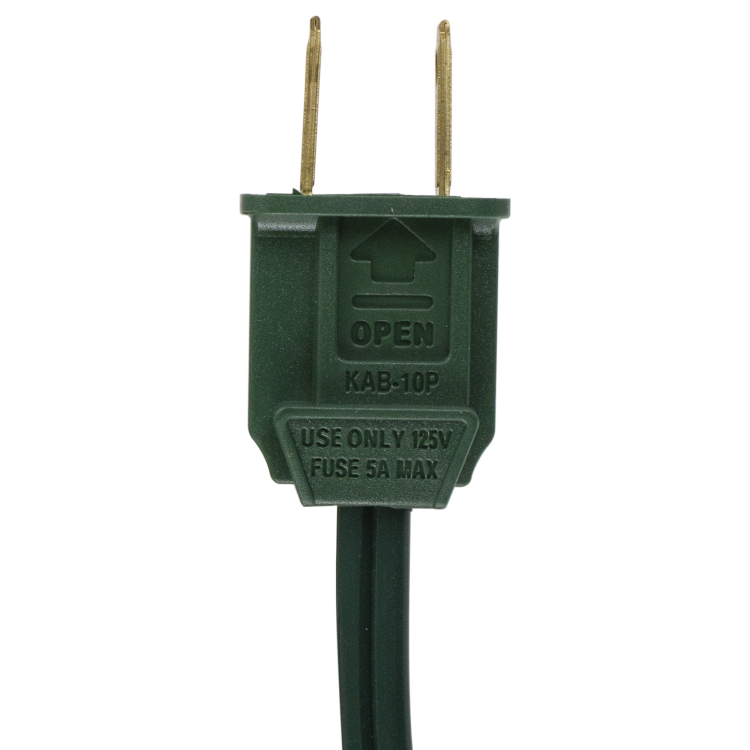 Rallonge d'alimentation d'intérieur verte de 9 pi avec 9 prises et interrupteur au pied