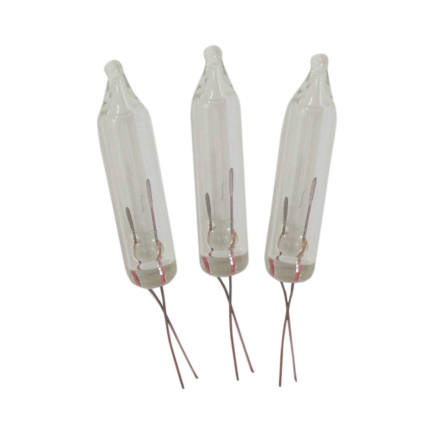 Pack of 5 Clear Christmas Replacement Bulbs, 12 Volts