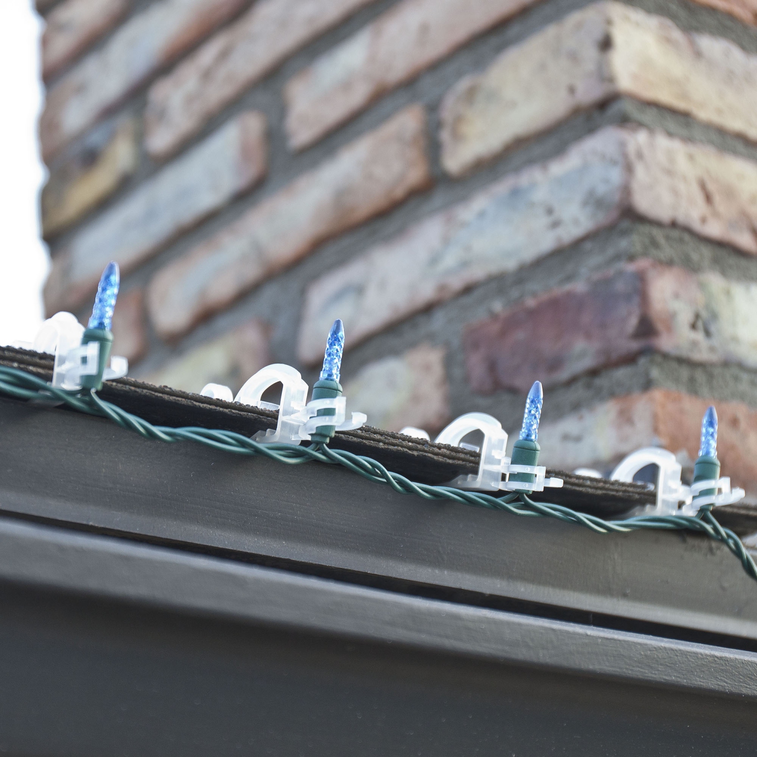 Ensemble de 150 pinces transparentes Max Pro Anywhere pour lumières de Noël