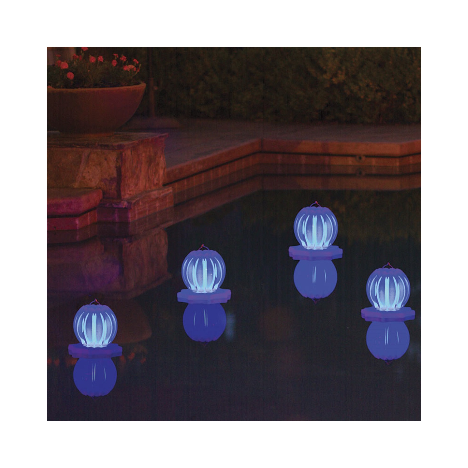 Ensemble de 2 lanternes décoratives extérieures flottantes ou suspendues à énergie solaire