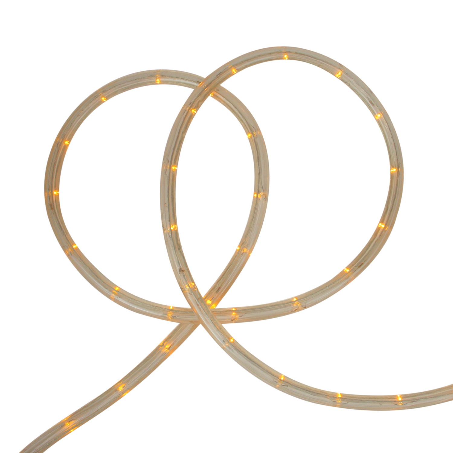 Cordon lumineux à DEL jaune de qualité commerciale sur bobine – 150 pi