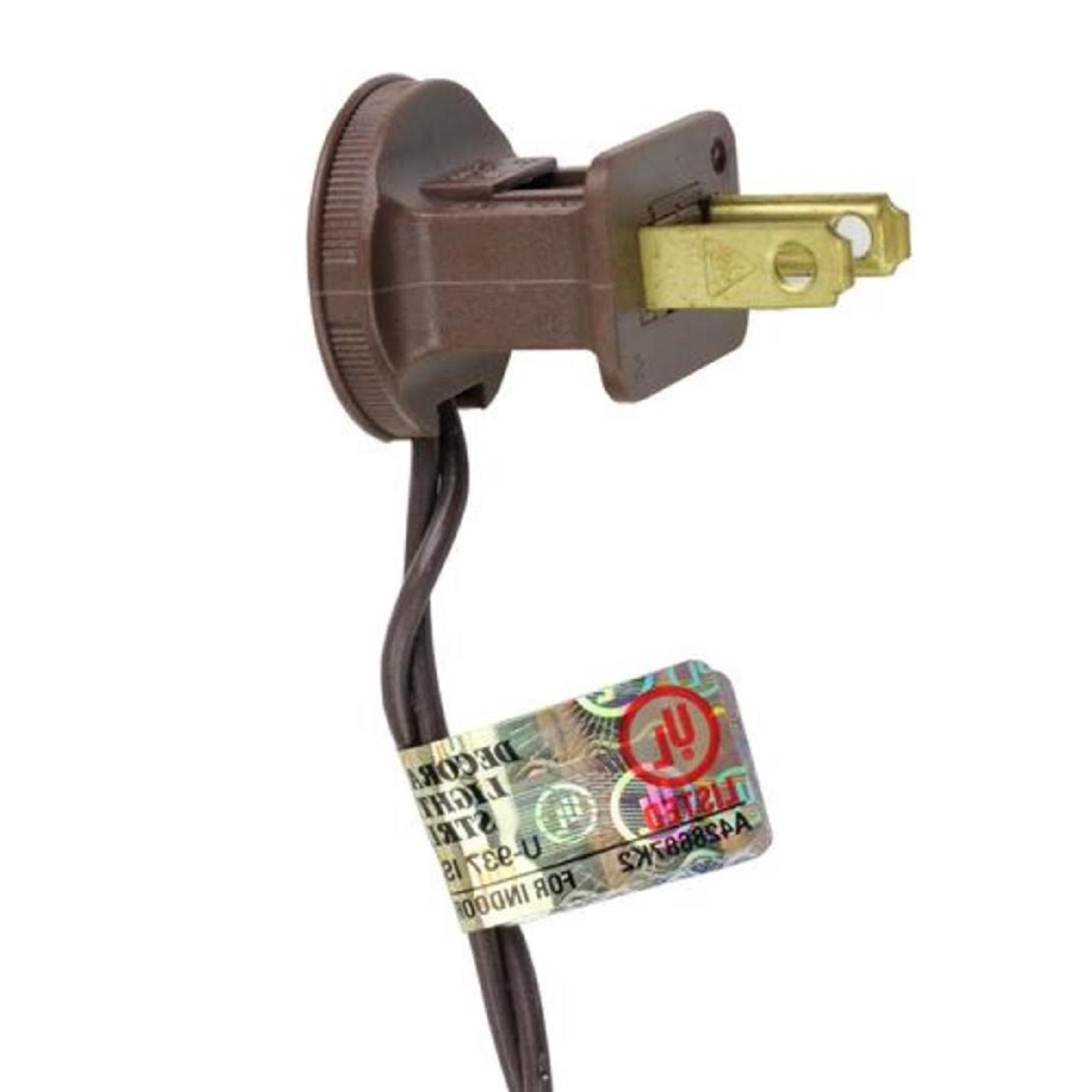 Ensemble de 300 mini lumières de Noël transparentes, 149,6 pi, fil brun