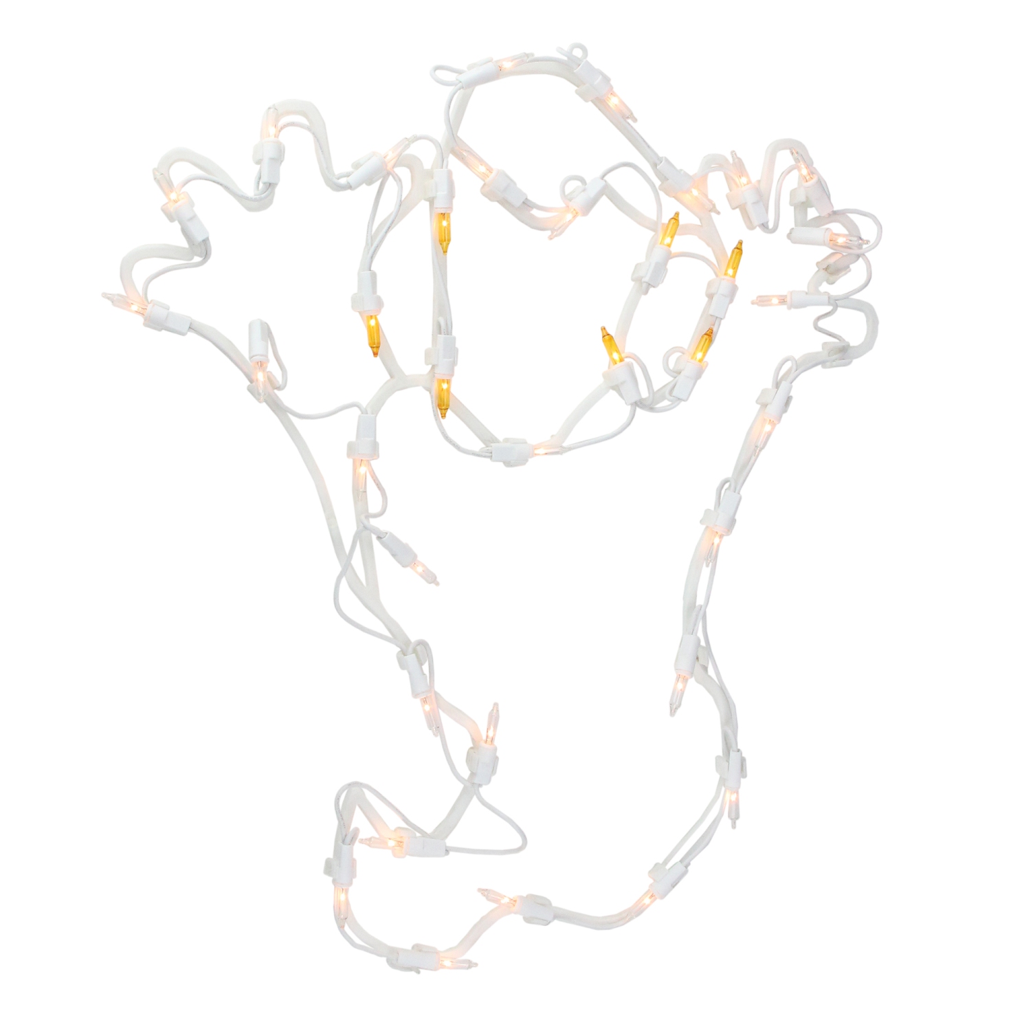 15" Lighted Ghost Halloween Double Sided Window Silhouette Decoration