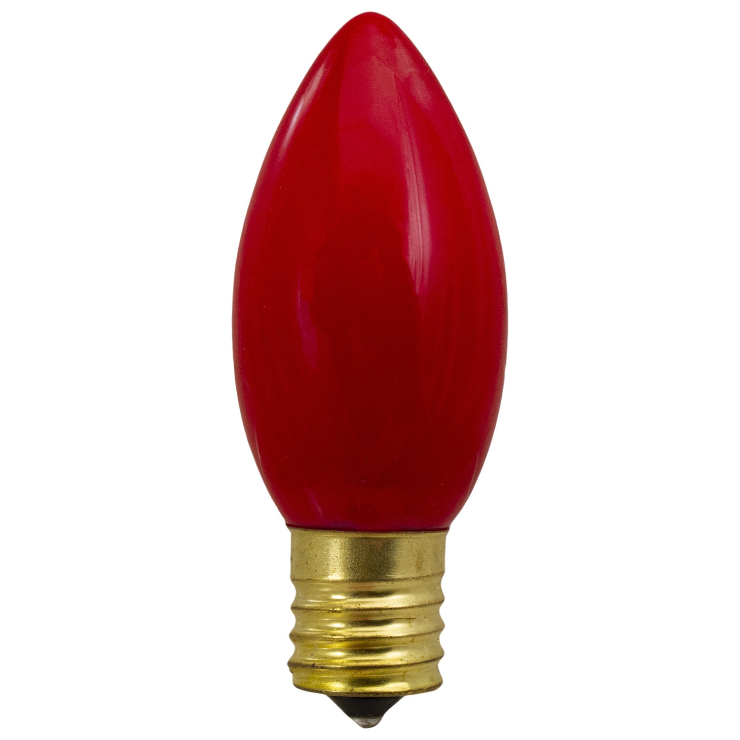 Set of 4 Red C9 Opaque Christmas Replacement Bulbs - 3"