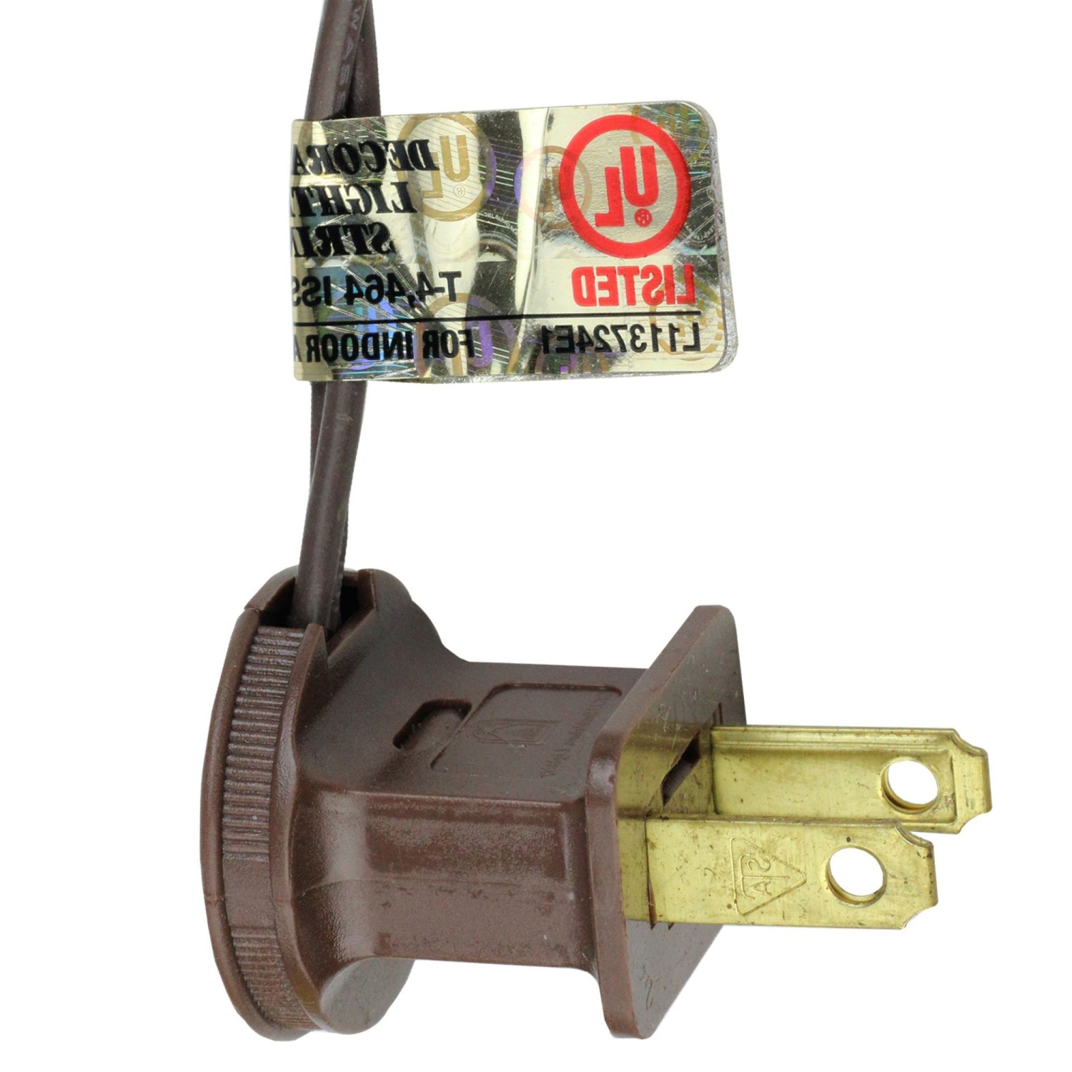 2' x 8' Multi-Color LED Net Style Christmas Lights - Brown Wire