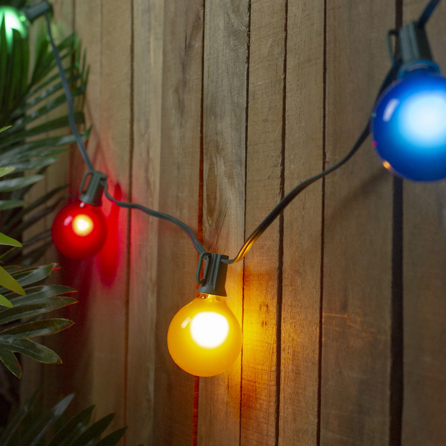Lumières de Noël d'extérieur: Forme de l'ampoule - Perle / globe