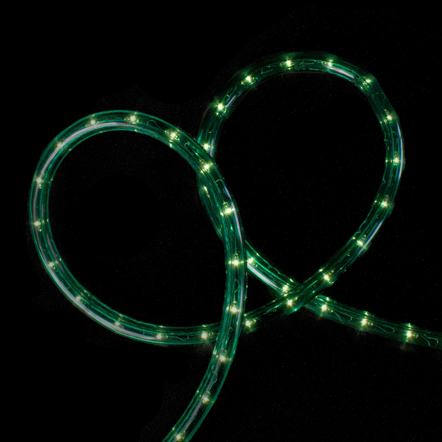 18ft Green Incandescent Christmas Rope Lights