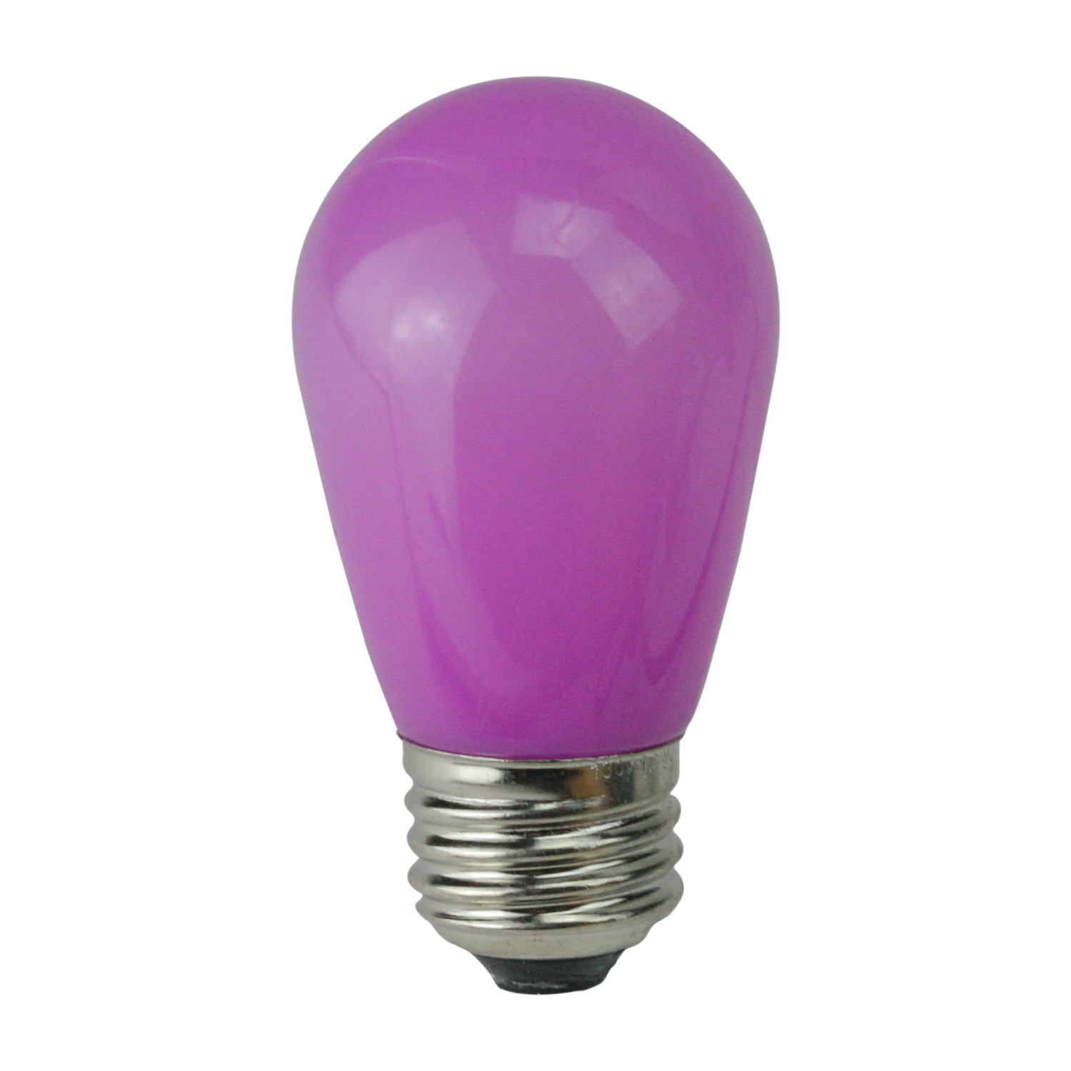Pack of 25 Opaque LED S14 Purple Christmas Replacement Bulbs