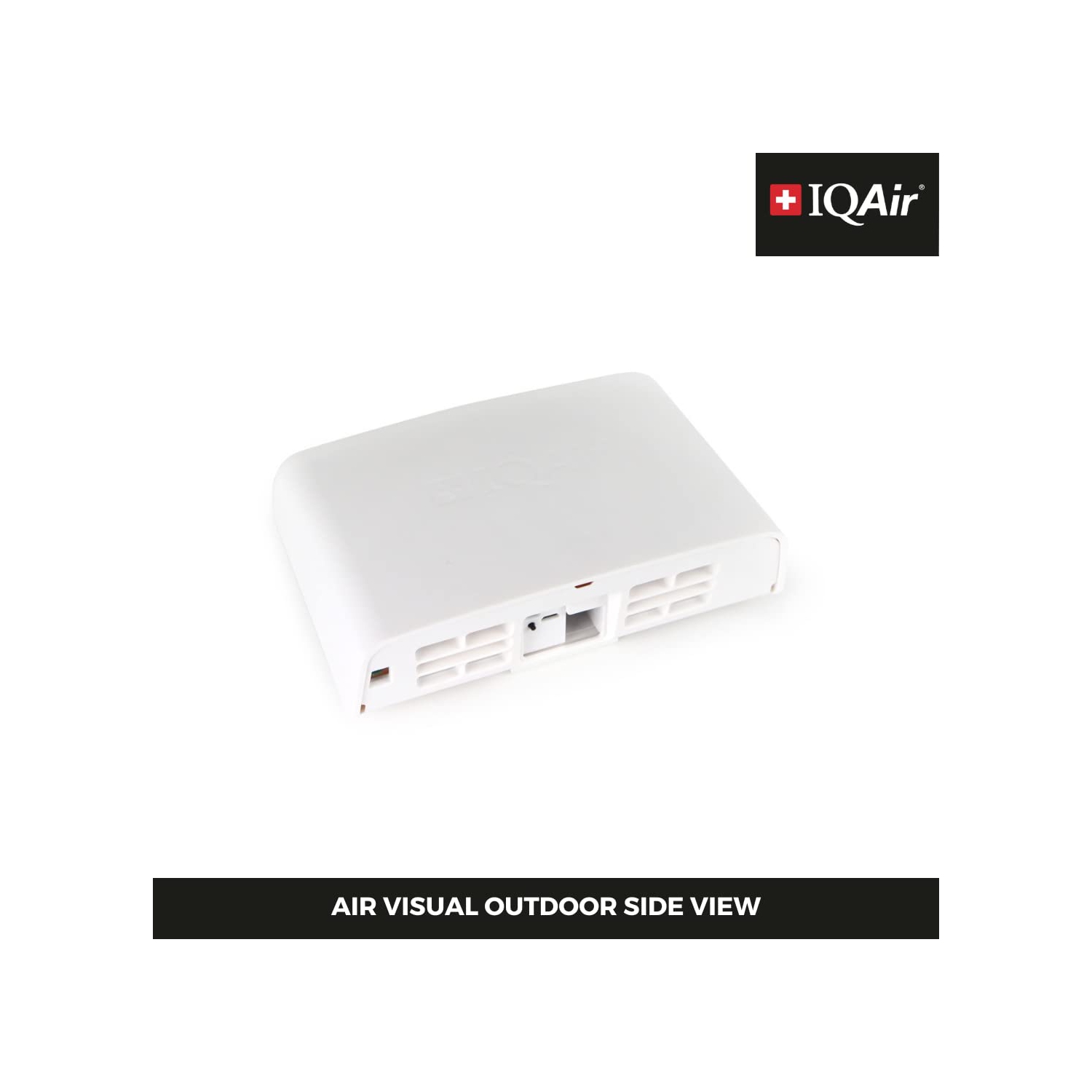 AirVisual Outdoor : moniteur de qualité de l’air extérieur, qui mesure les PM1, les PM2,5, les PM10, le CO2, la température, l’humidité et la