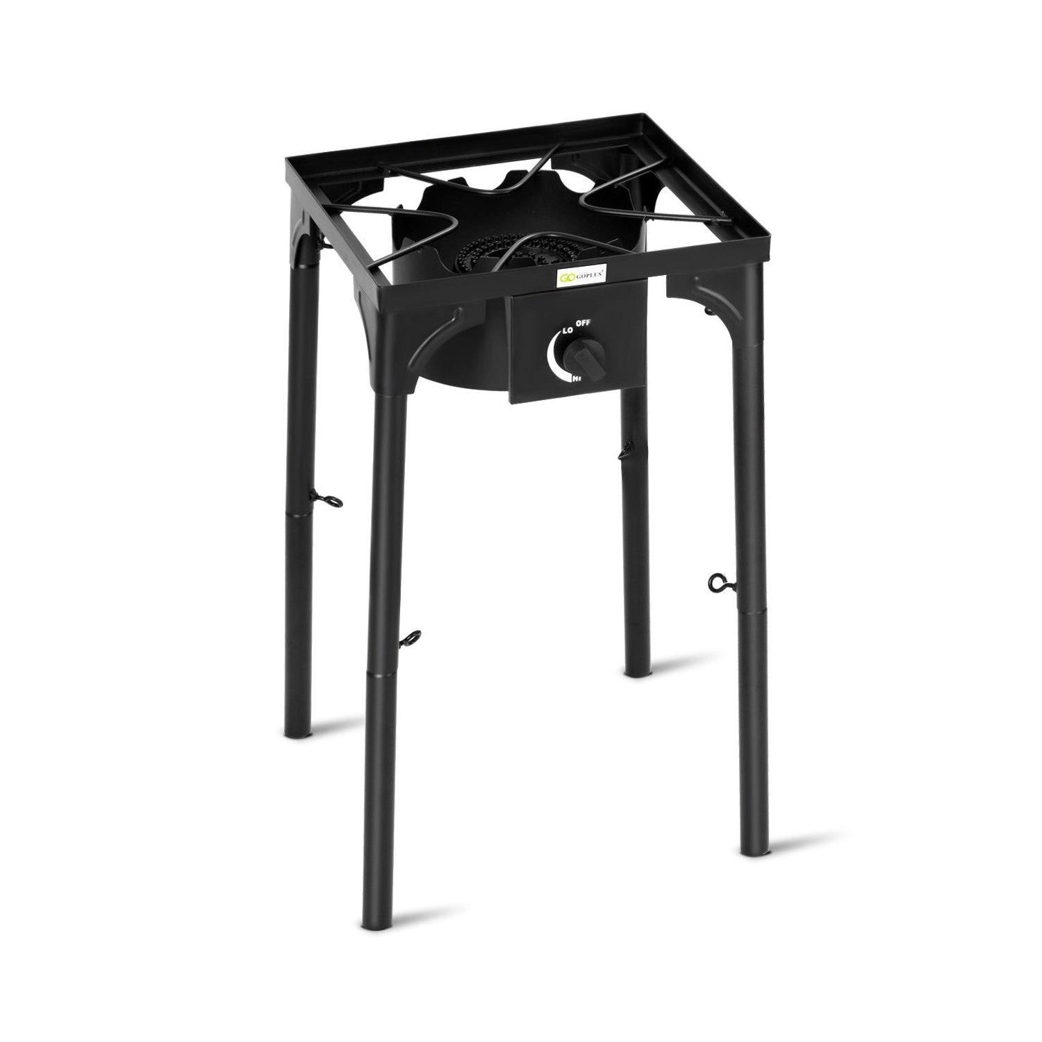 100 000-BTU Portable Propane Outdoor Camp Stove w/ Adjustable Legs