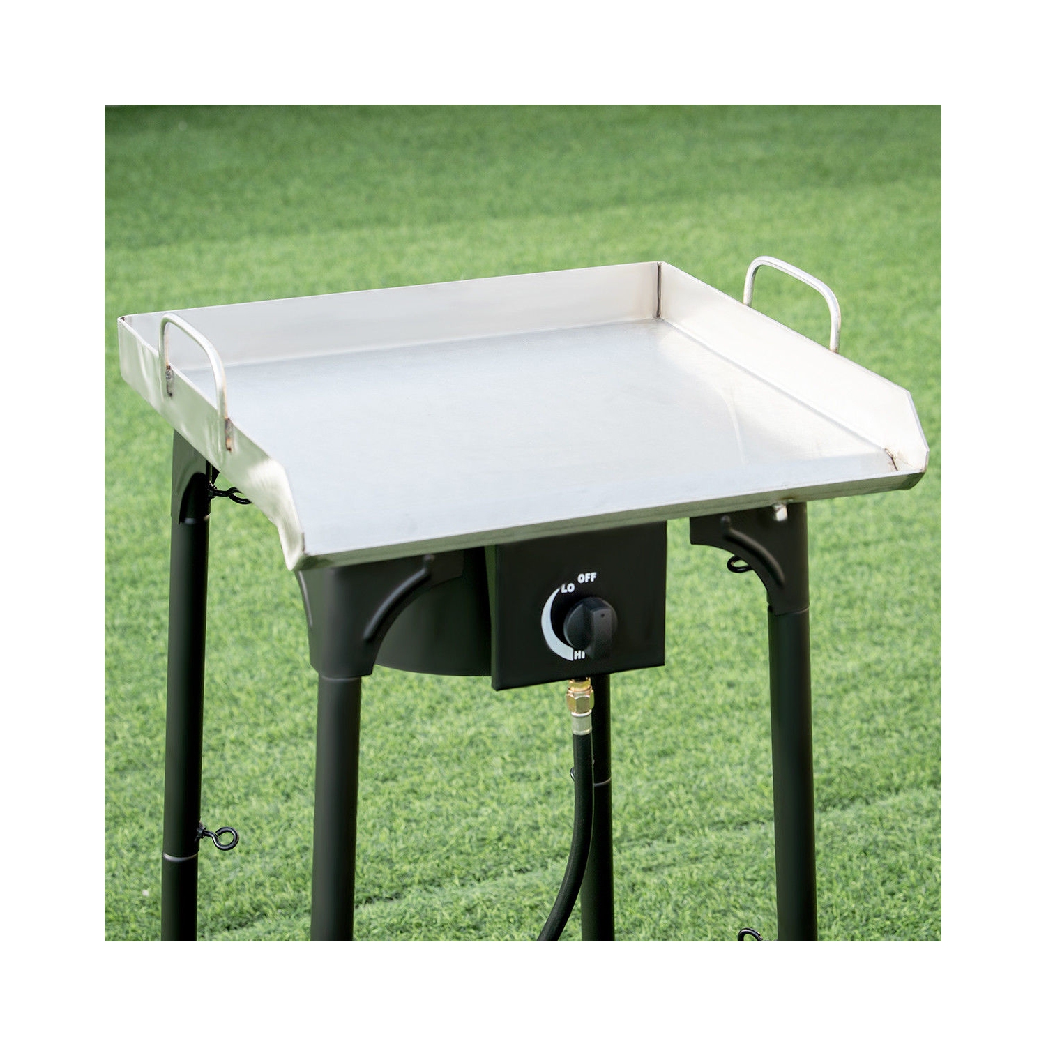 100 000-BTU Portable Propane Outdoor Camp Stove w/ Adjustable Legs