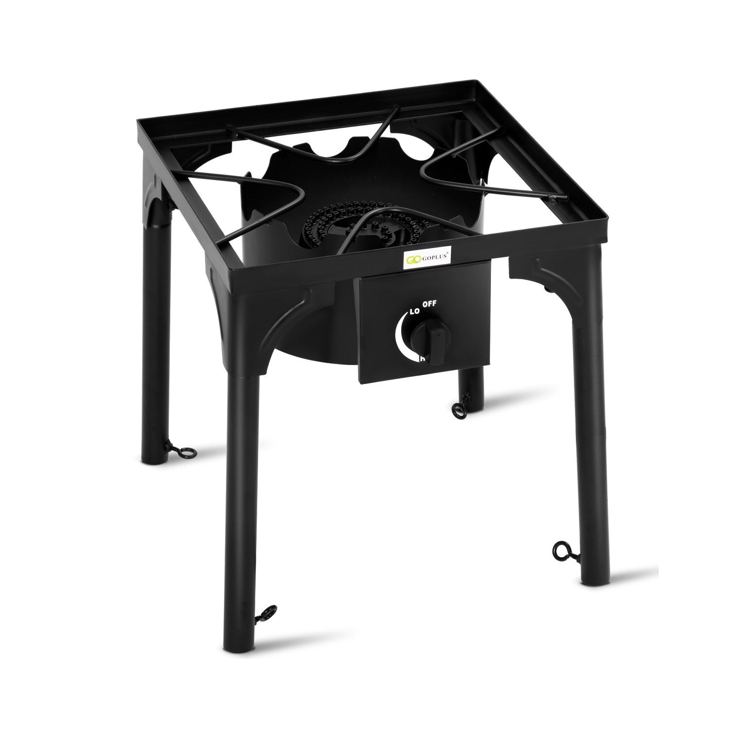 100 000-BTU Portable Propane Outdoor Camp Stove w/ Adjustable Legs