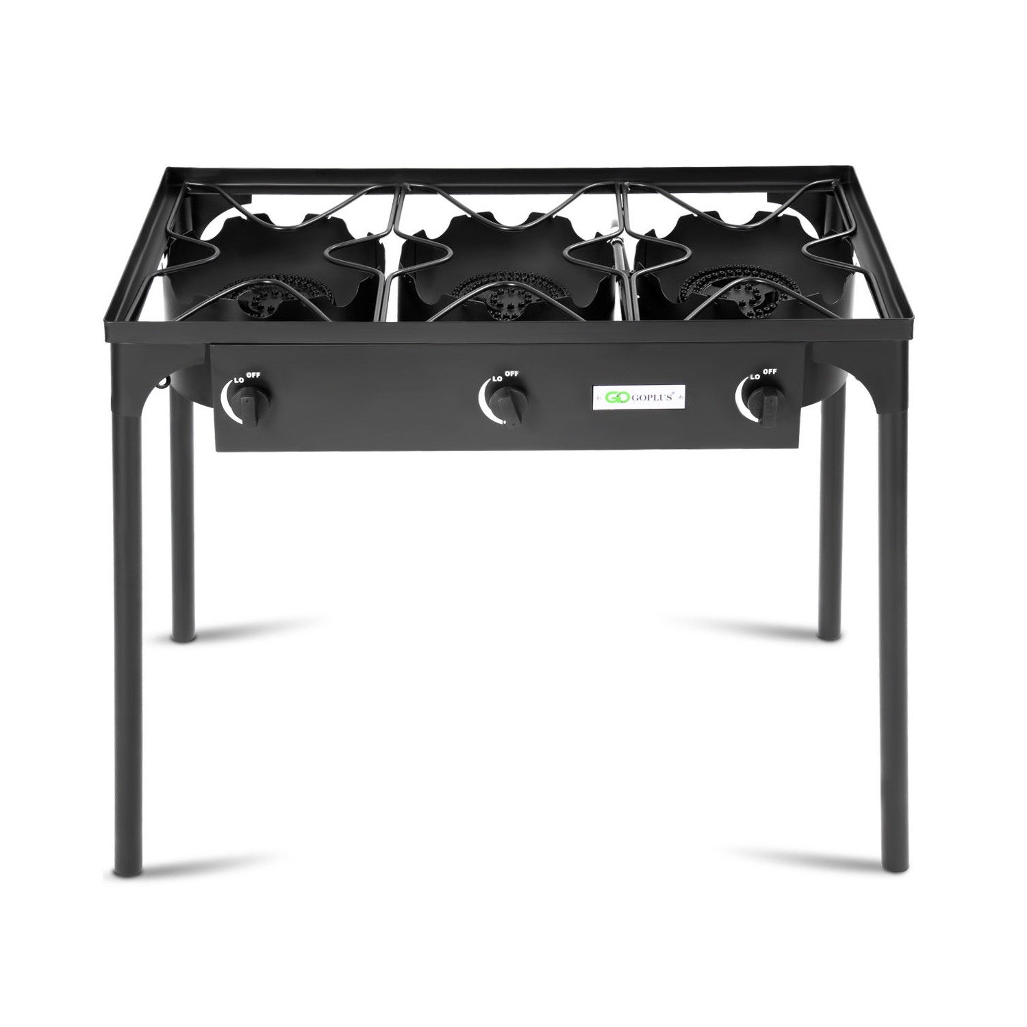 225 000-BTU Portable Propane 3 Burner Gas Cooker