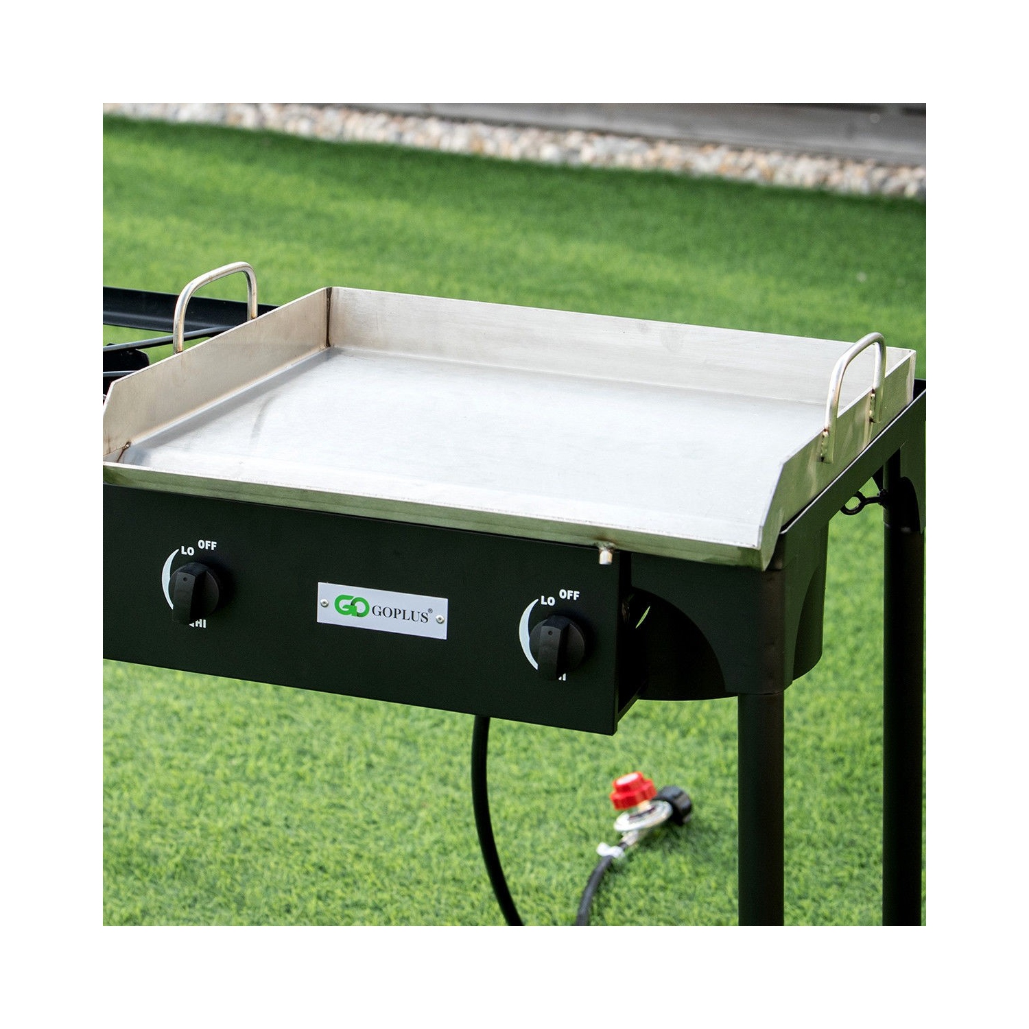 225 000-BTU Portable Propane 3 Burner Gas Cooker