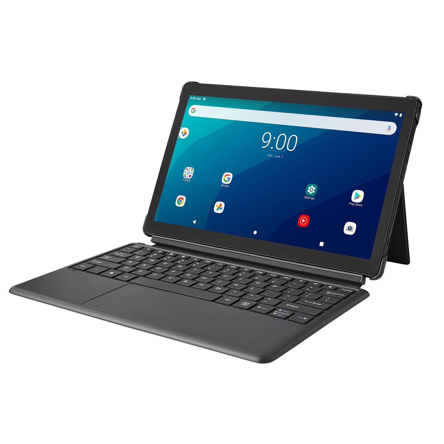 Refurbished (Excellent) - Onn 11.6-Inch 1920x1080 LCD Touchscreen 2.0 GHZ Octa-core processor Android Tablet Pro with Keyboard (Model 100043279 - Grey)