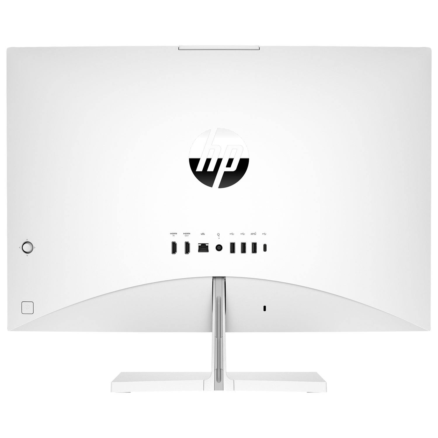 Ordinateur de bureau tout-en-un de 23,8 po de HP - Blanc flocon - Exclusivité Best Buy