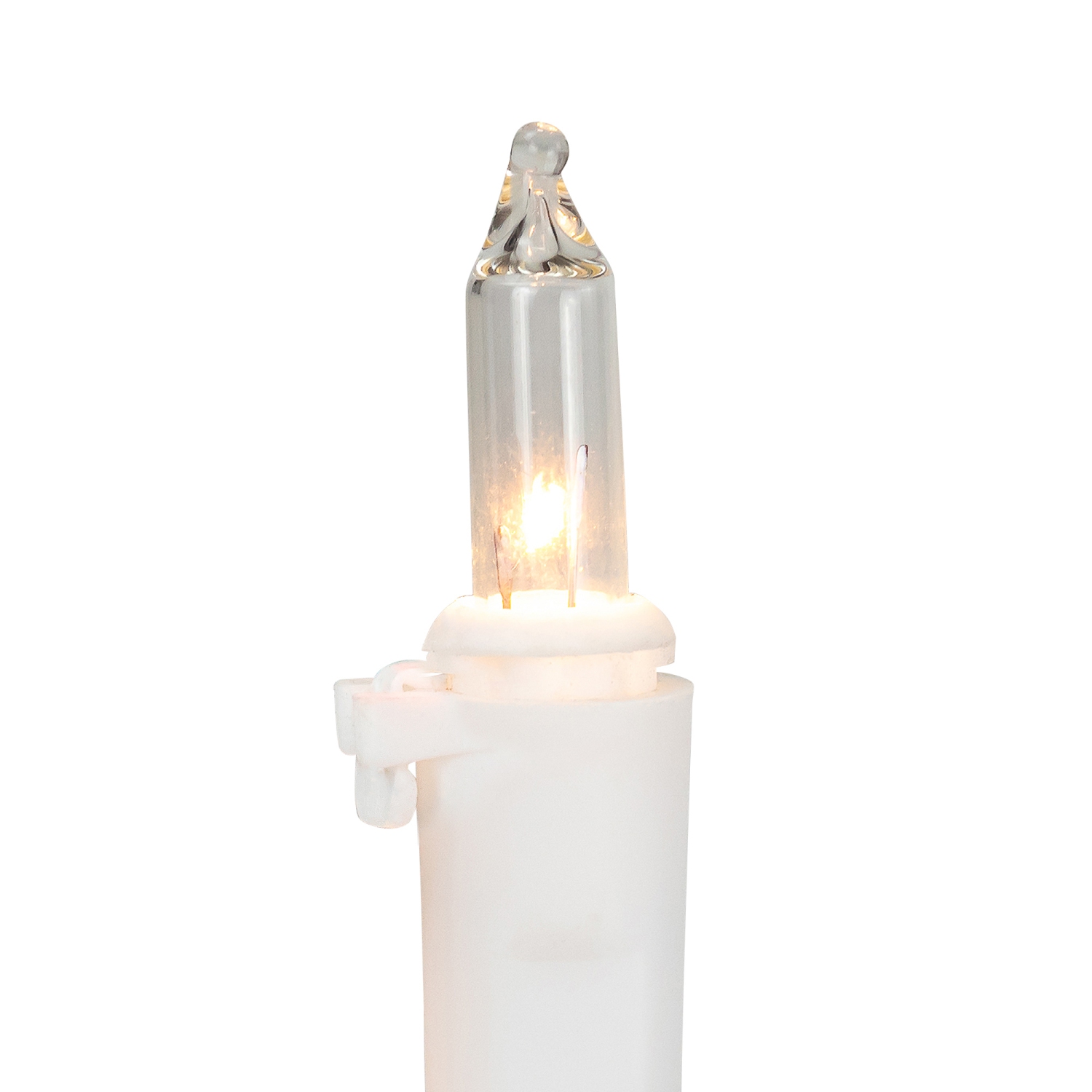 Ensemble de 150 mini-lumières de Noël rouges et bleues, fil blanc de 34 pi