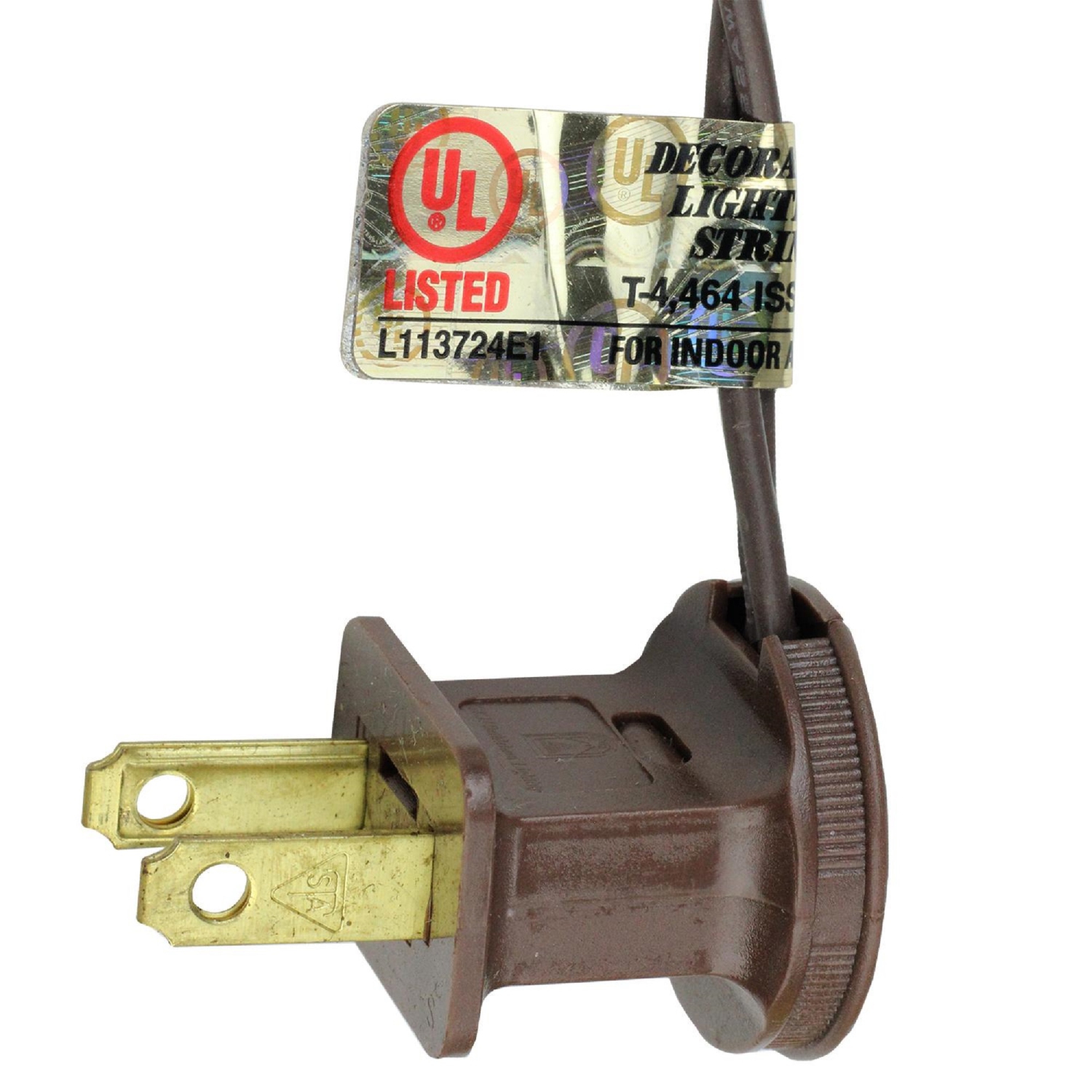 Lumières de Noël en filet à DEL orange de 2 x 8 pi – fil brun