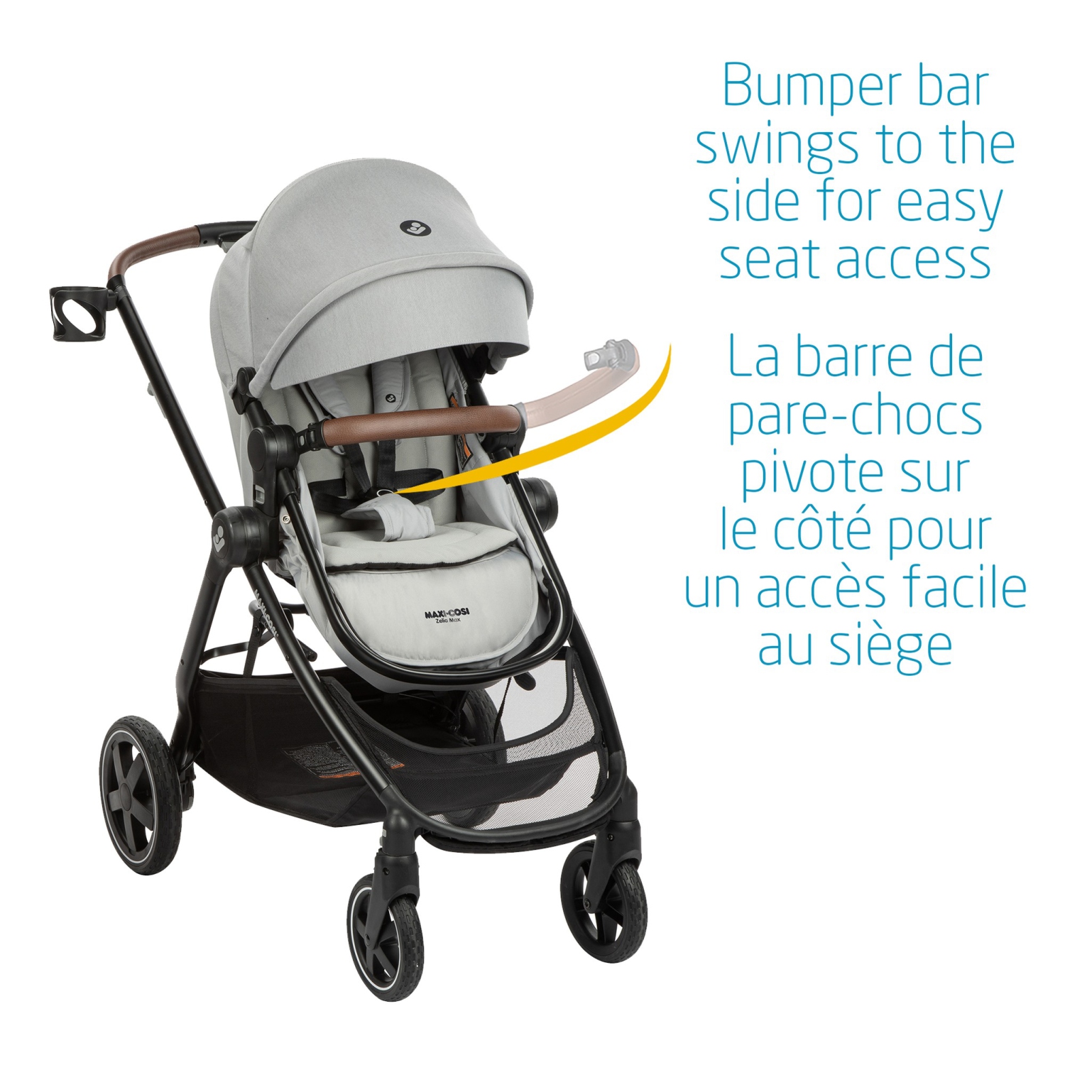 Maxi Cosi Zelia Max 5 in 1 Modular Travel System Polished Pebble Best Buy Canada