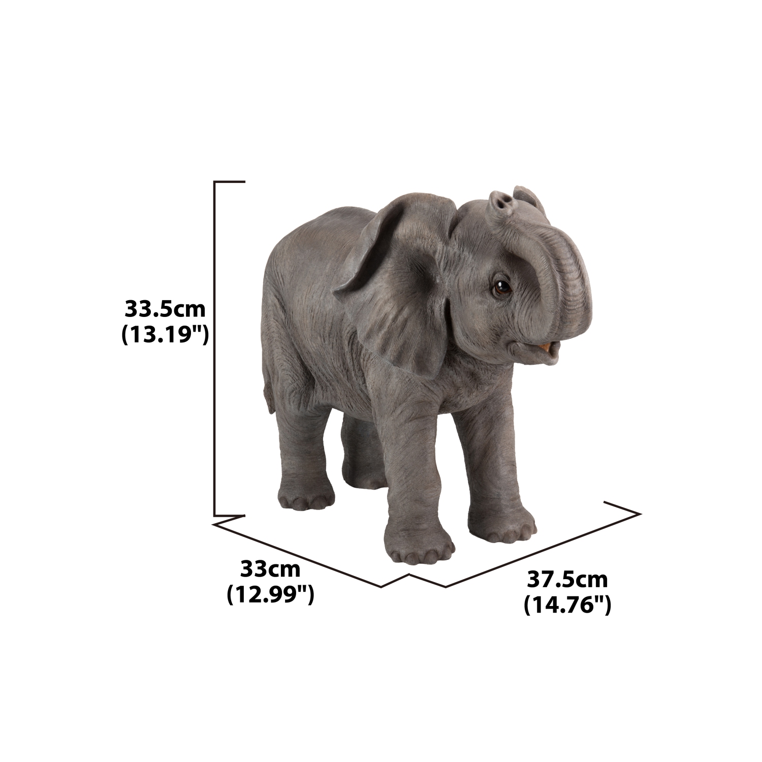 Hi-Line Gift Ltd Elephant with Trunk Up