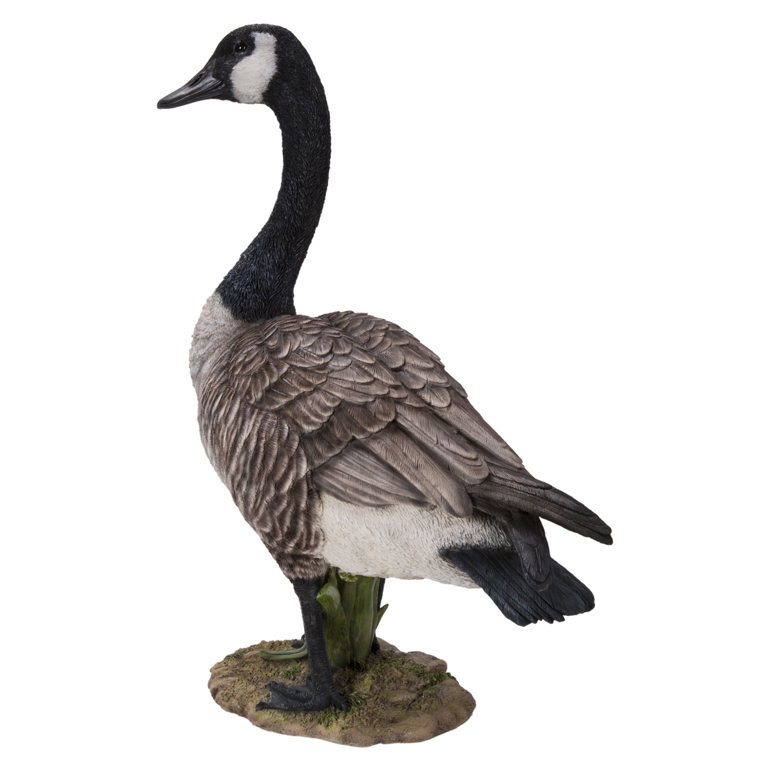 Hi-Line Gift Ltd Standing Canada Goose Garden Statue