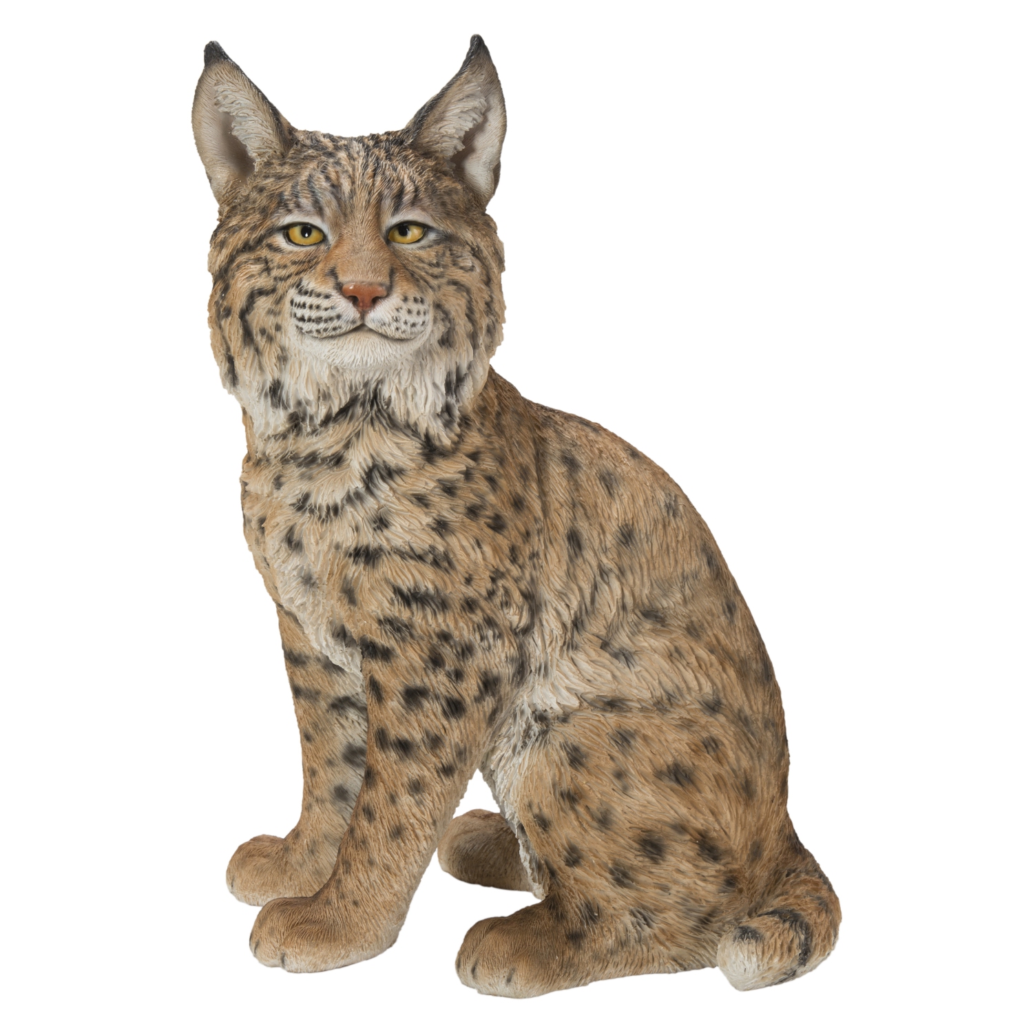 Hi-Line Gift Ltd Sitting Bobcat Garden Statue