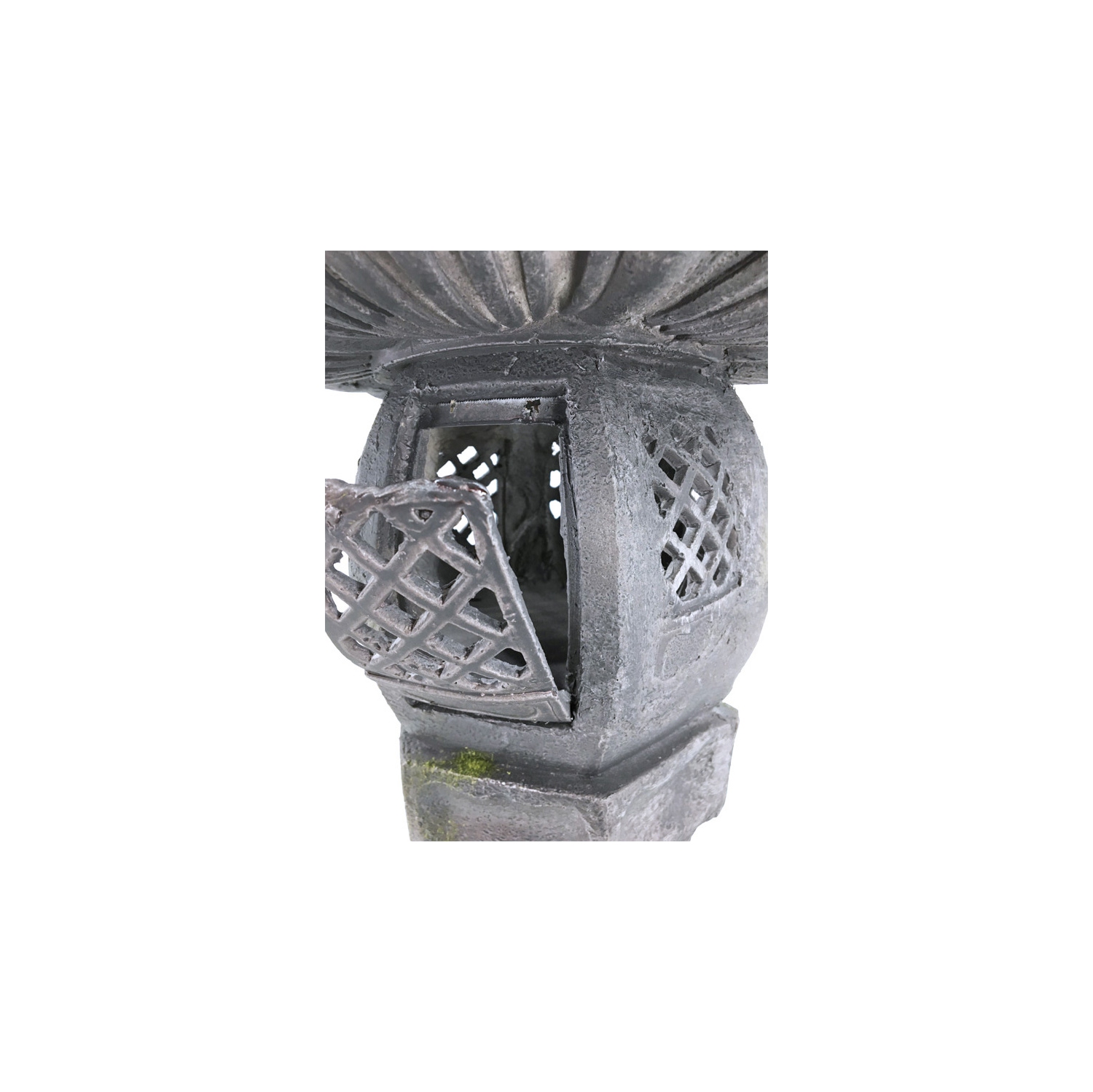Hi-Line Gift Ltd 36In Grey Stone Lantern