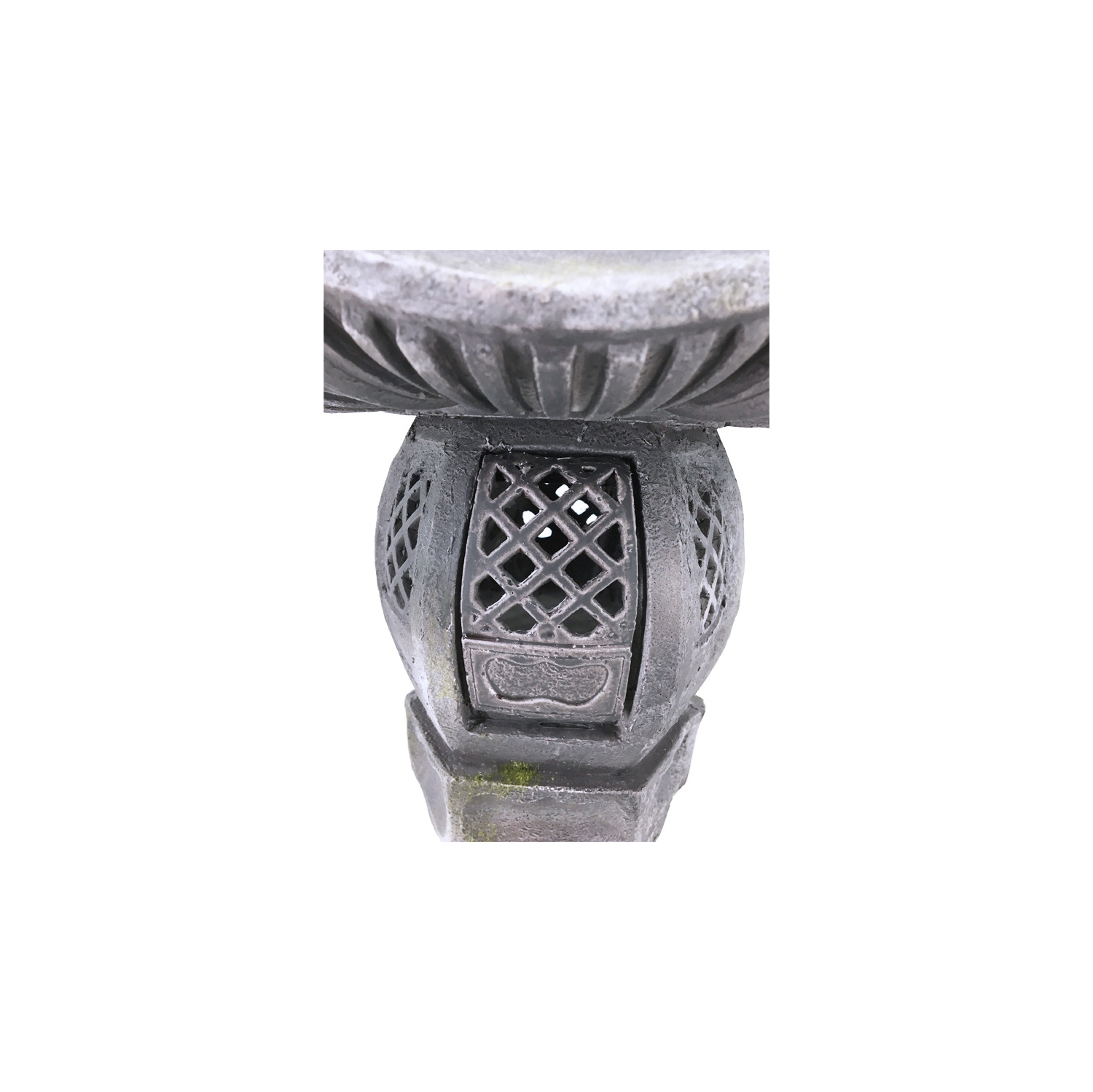 Hi-Line Gift Ltd 36In Grey Stone Lantern
