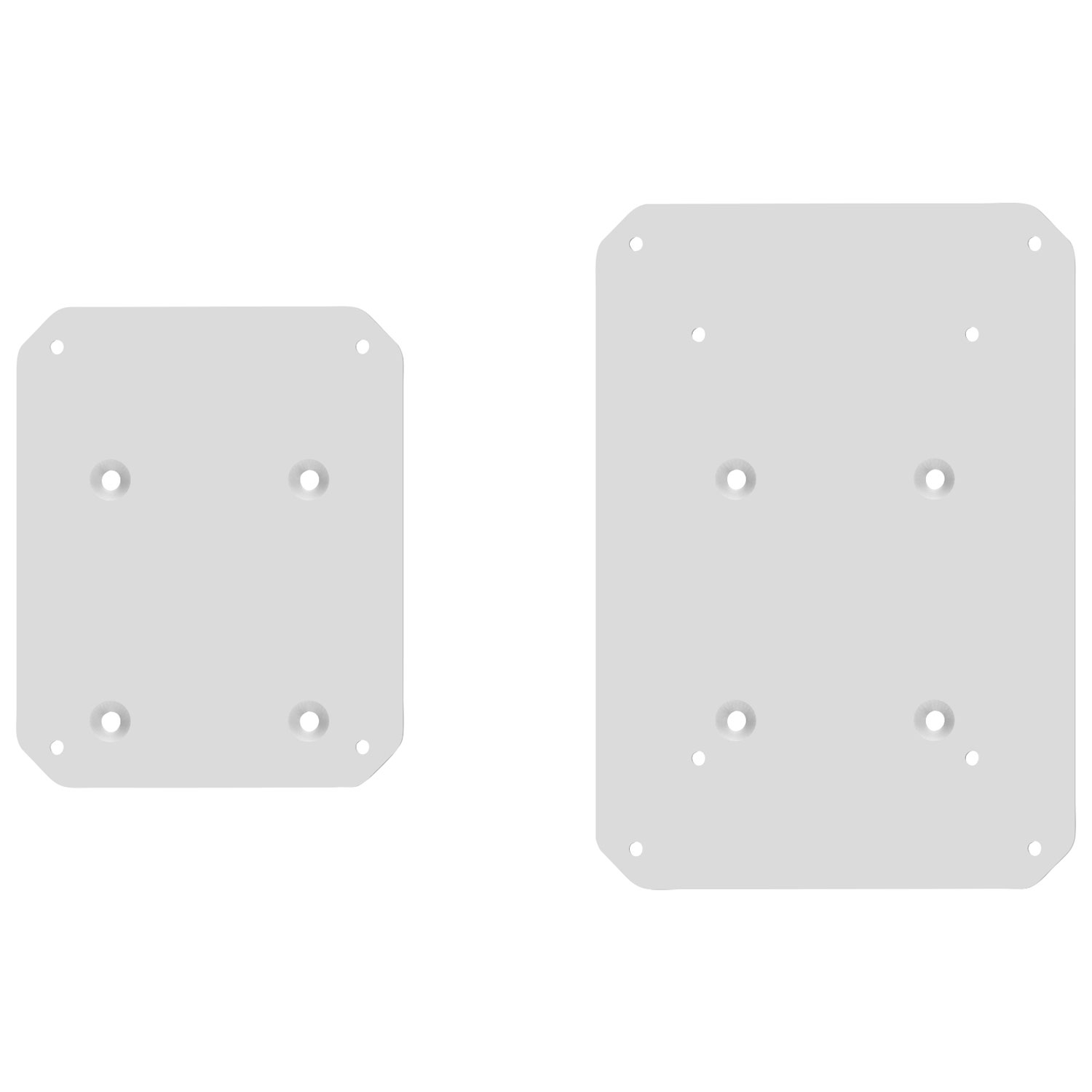 Supports de haut-parleurs remplissables de Kanto - Blanc