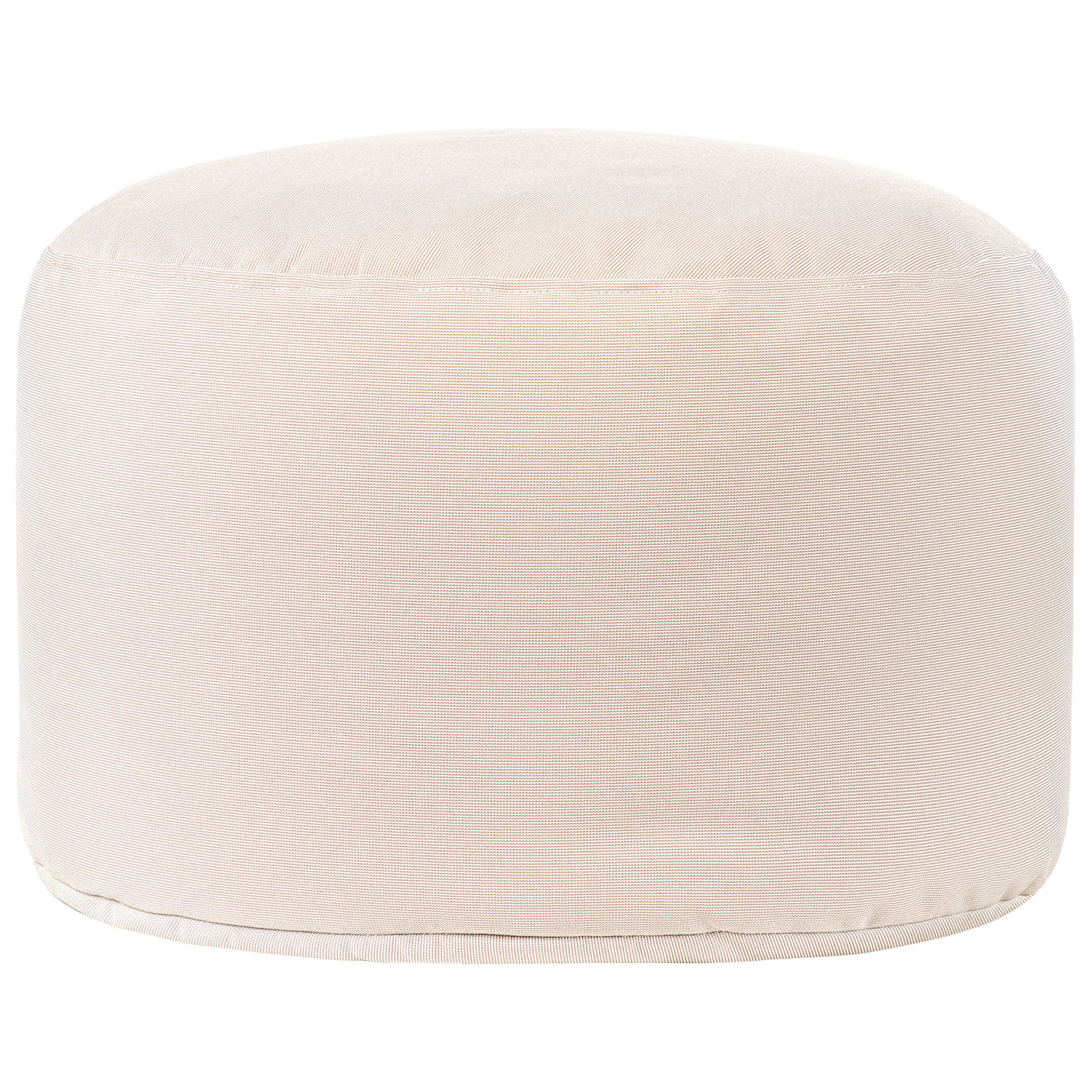 Gouchee Home Soleil Polyester Pouf - Beige