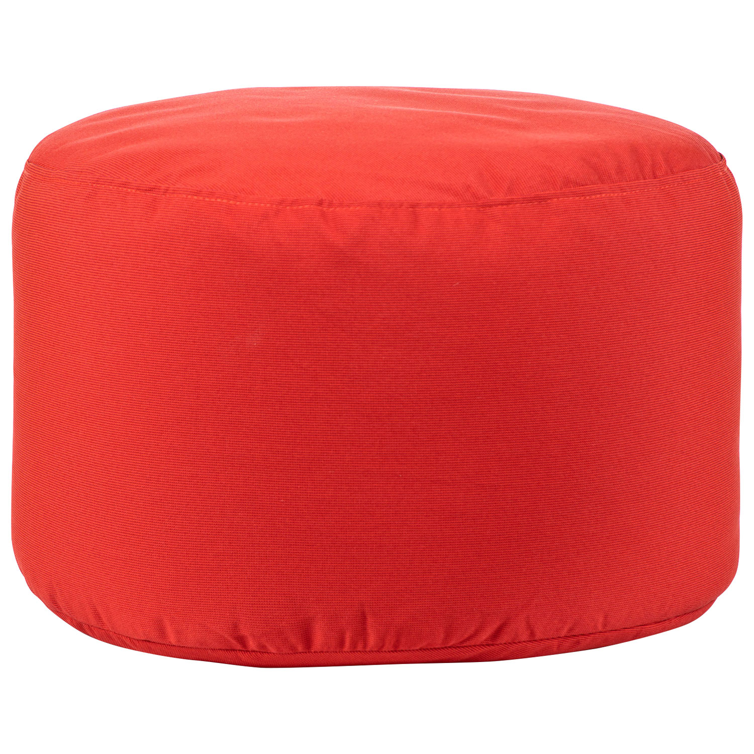 Gouchee Home Soleil Polyester Pouf - Red