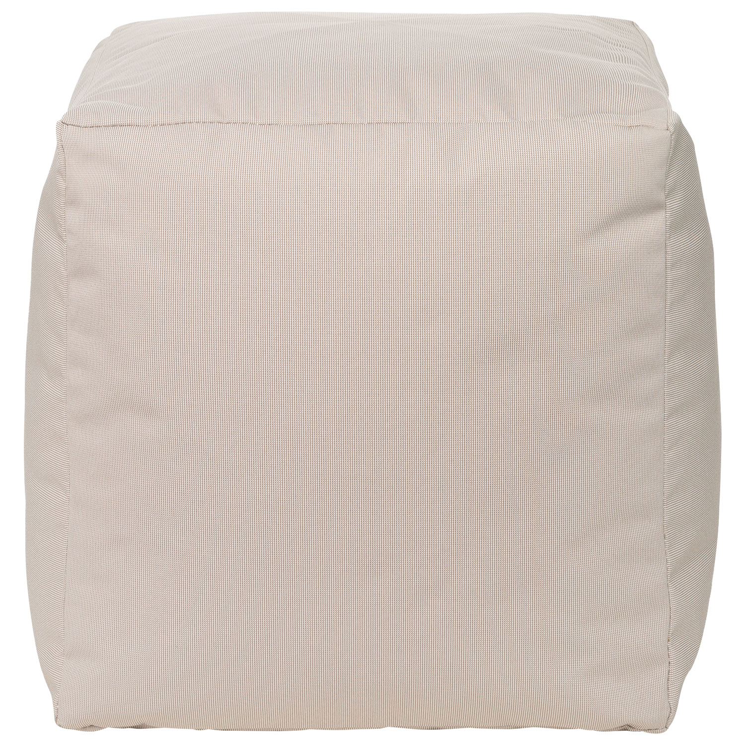 Gouchee Home Cube Soleil Polyester Pouf - Beige