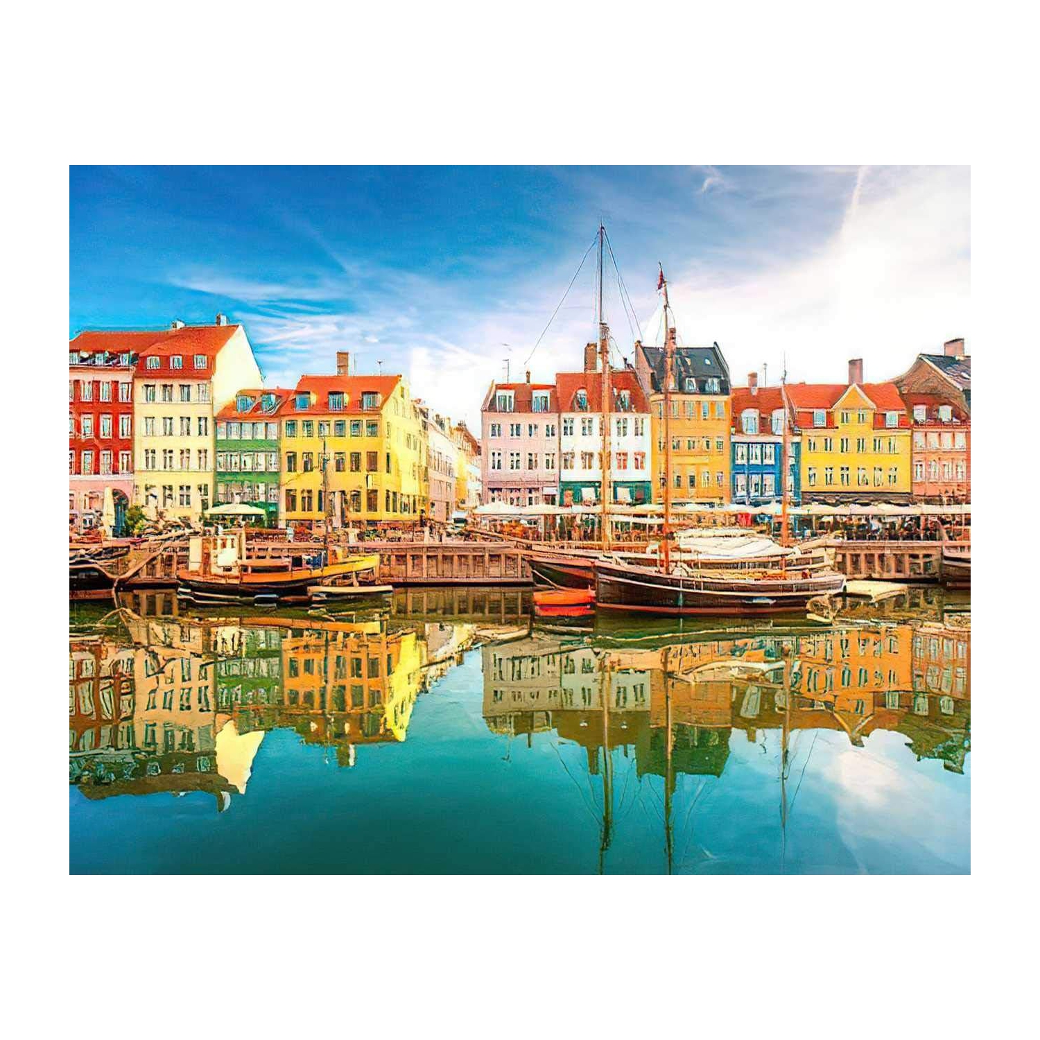 Tout neuf – MQPPE Danemark – Casse-têtes de scie sauteuse à installer soi-même, 20 x 30&nbsp;po - BOÎTE OUVERTE