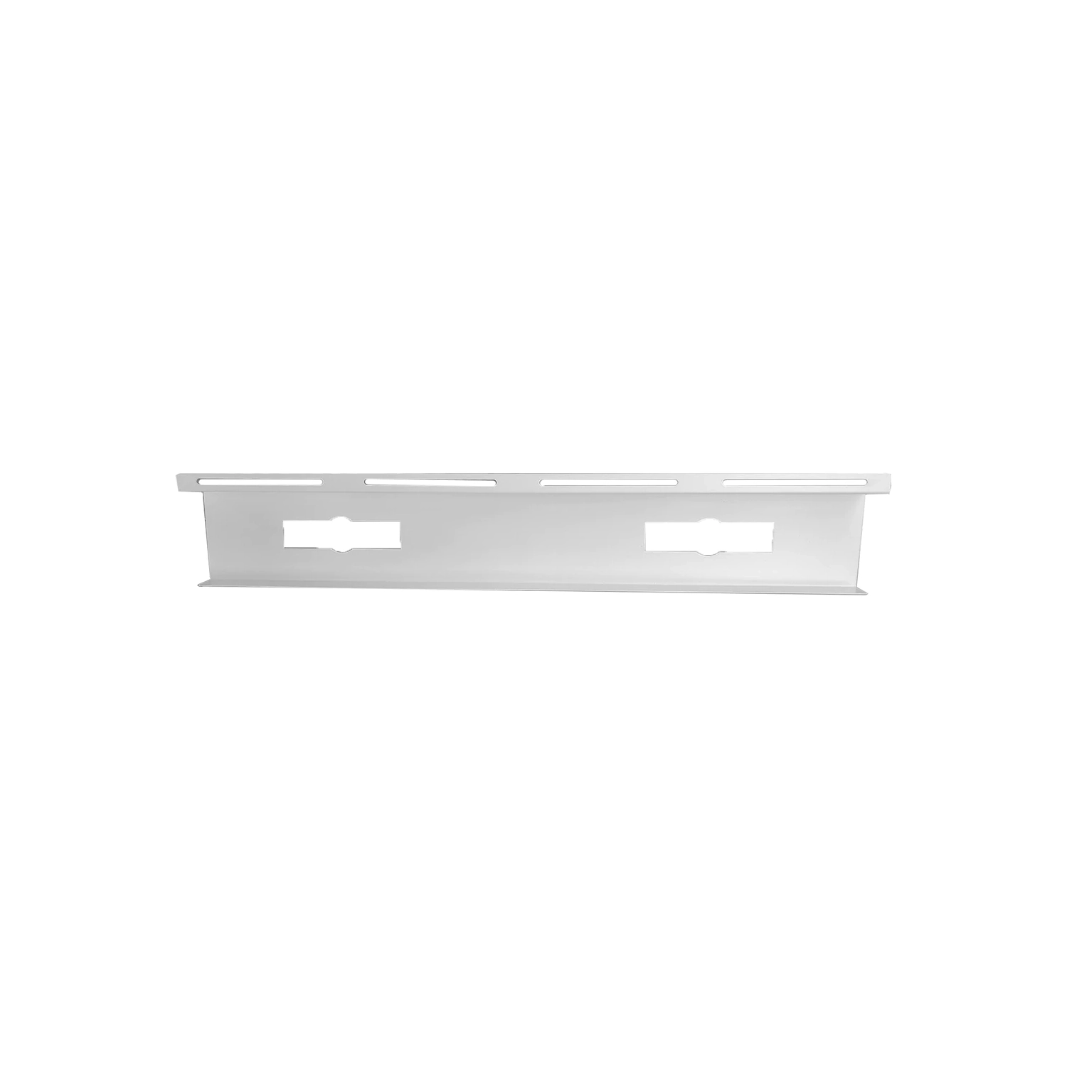 MotionGrey Under Desk Cord Management Cable Tray Organizer for Work Computer Tables, Home and Office Sit-Stand Desks - White Color