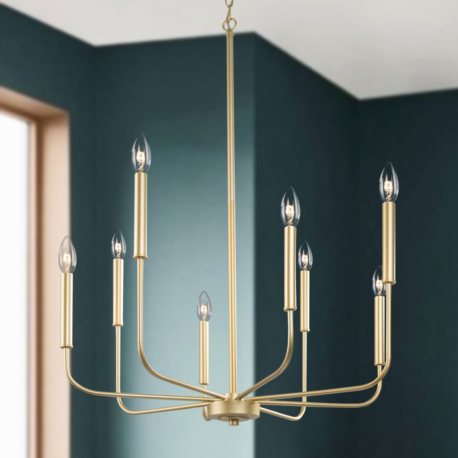 Modern 8-Light French Country Chandelier