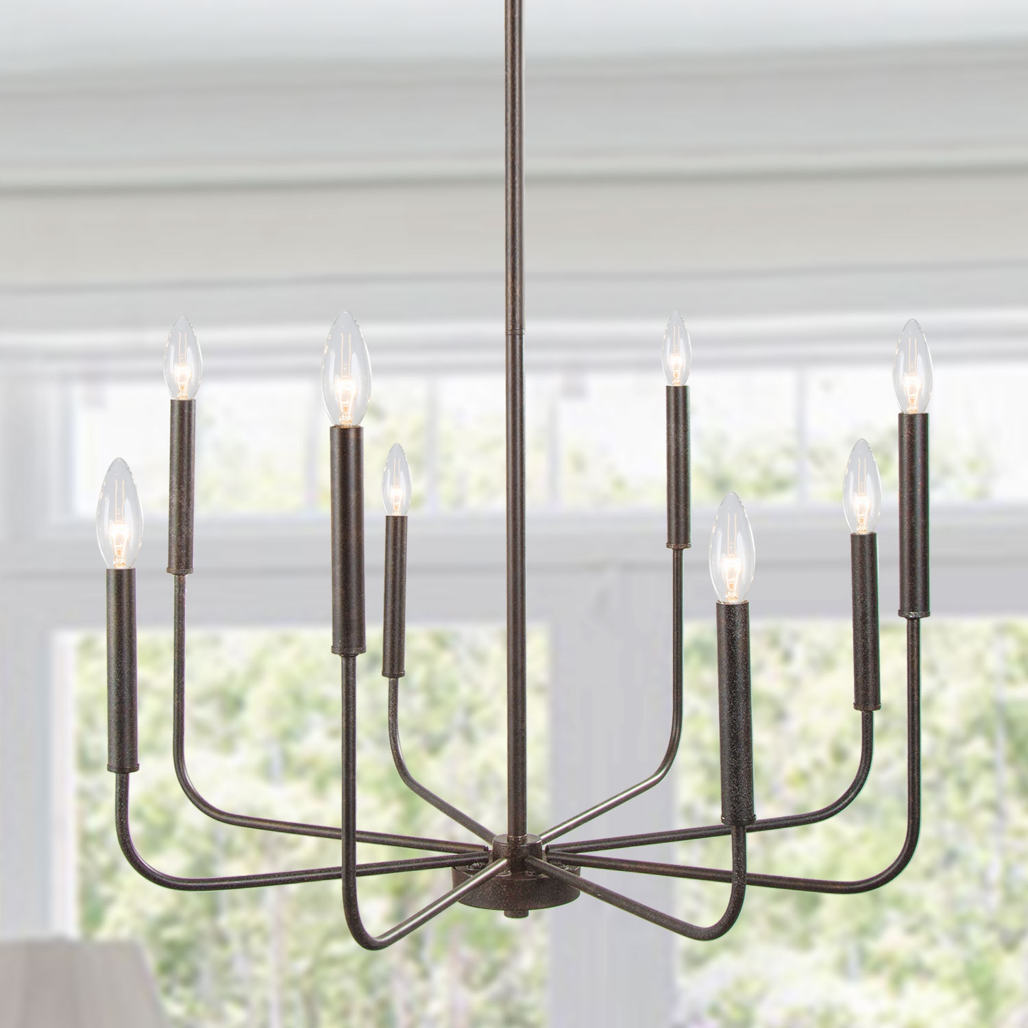 Modern 8-Light French Country Chandelier