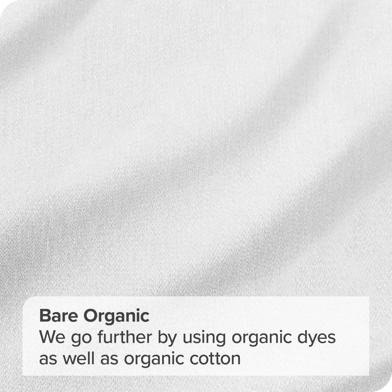 Ensemble de draps 100 % coton biologique Bare Home – satin soyeux tissé chaud et luxueux