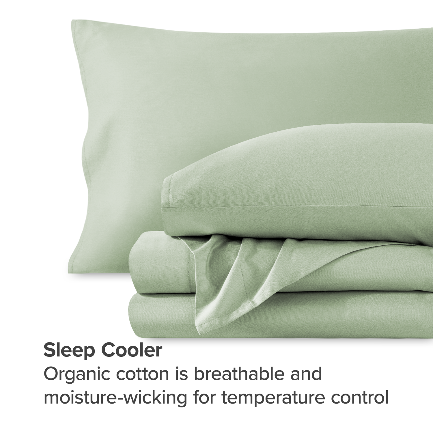 Bare Home 100% Organic Cotton Sheet Set – Silky Smooth Sateen Weave - Warm & Luxurious Sateen