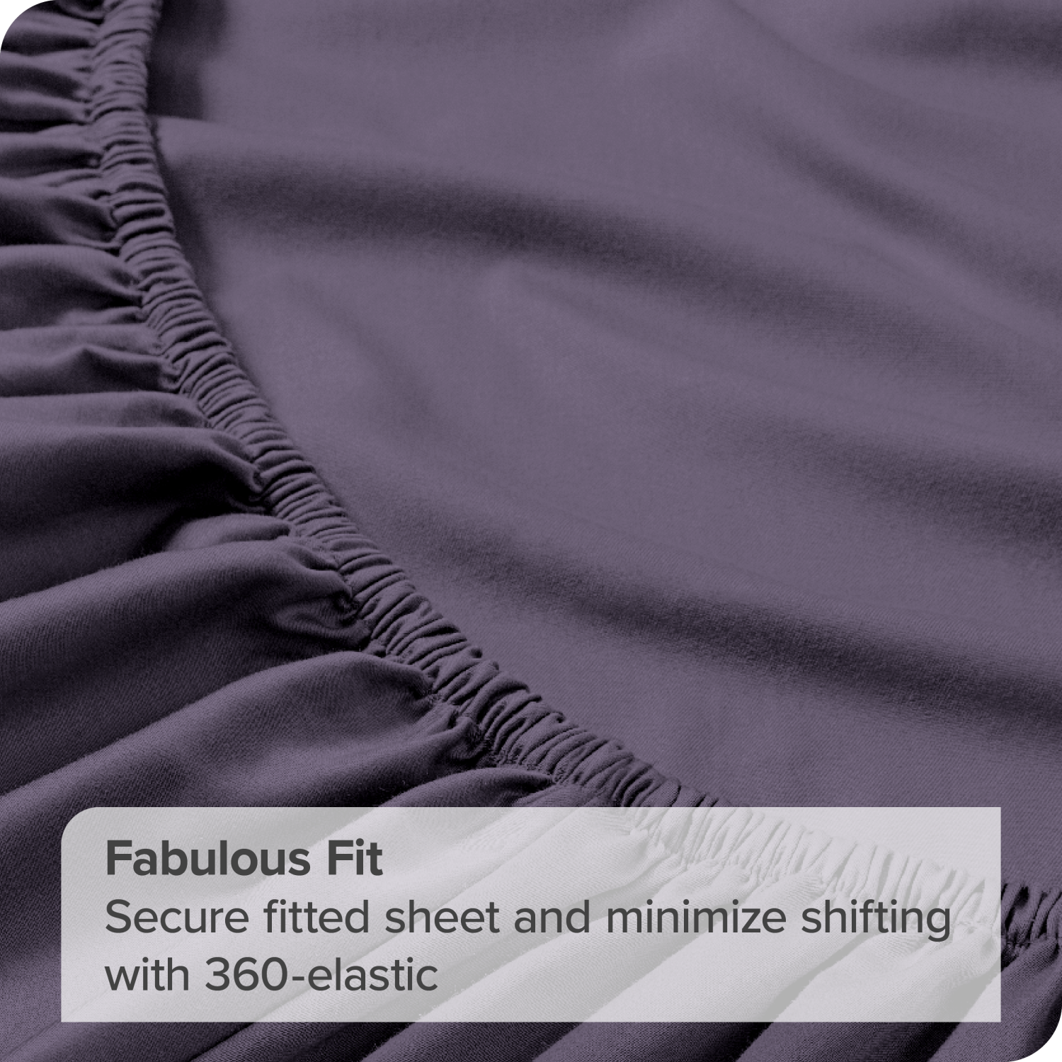 Ensemble de draps en coton 100 % biologique Bare Home – satin soyeux tissé chaud et luxueux