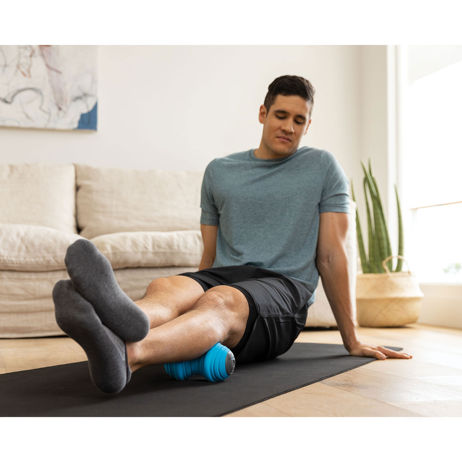 TriggerPoint CHARGE VIBE Vibrating Massage Roller - Blue