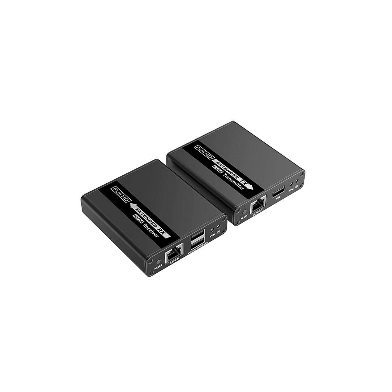 Le LKV223KVM de Speedex prolonge le signal HDMI sur un seul câble CAT6/6a/7 jusqu’à 70 m avec télécommande KVM, 1080p à 60 Hz, trousse de rallonge