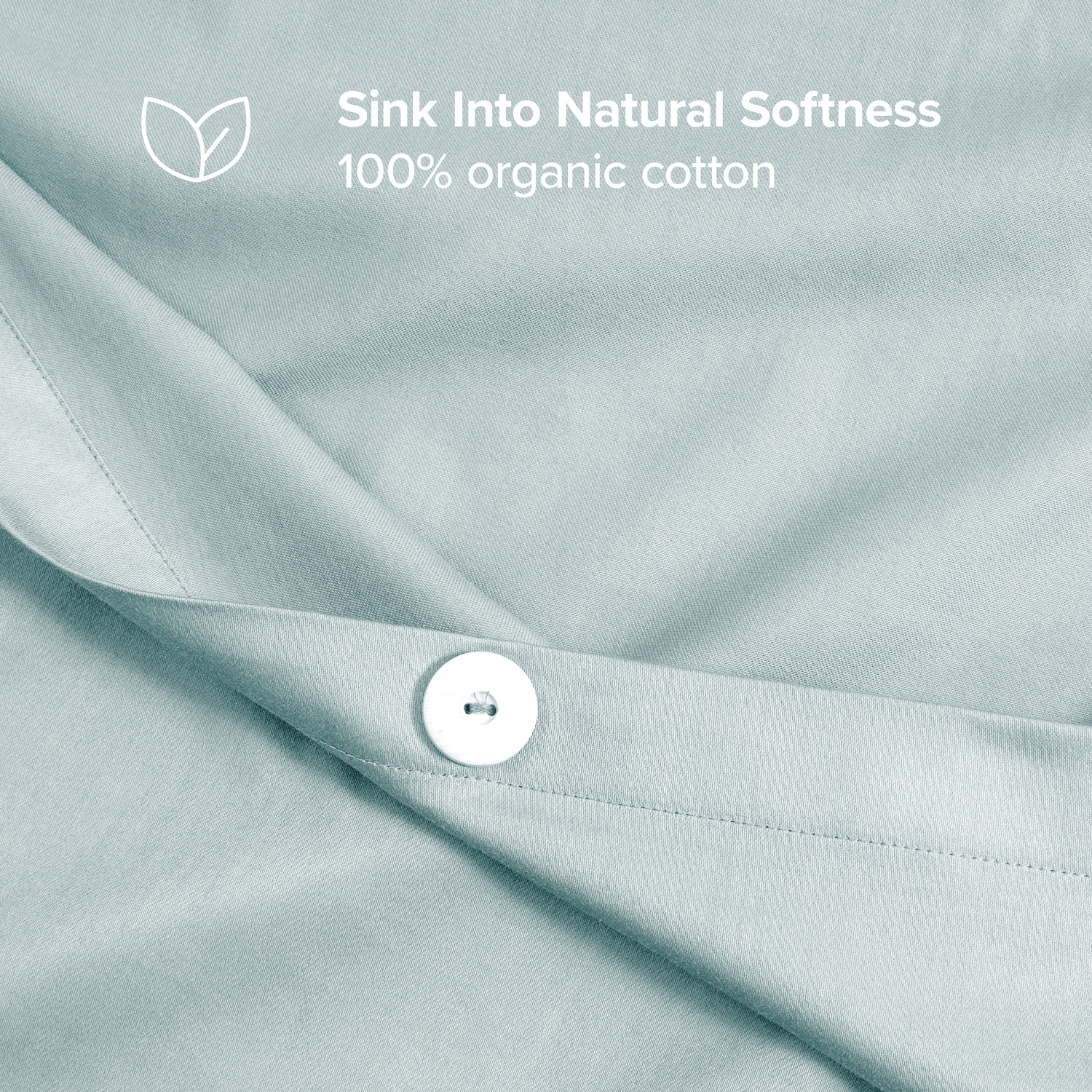 Bare Home 100% Organic Cotton Duvet Cover Set - Smooth Sateen Weave - Warm & Luxurious - Eco-friendly