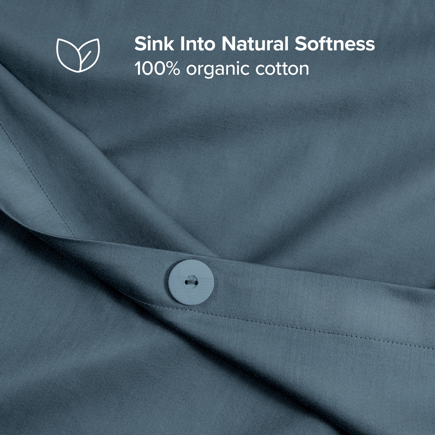 Bare Home 100% Organic Cotton Duvet Cover Set - Smooth Sateen Weave - Warm & Luxurious - Eco-friendly