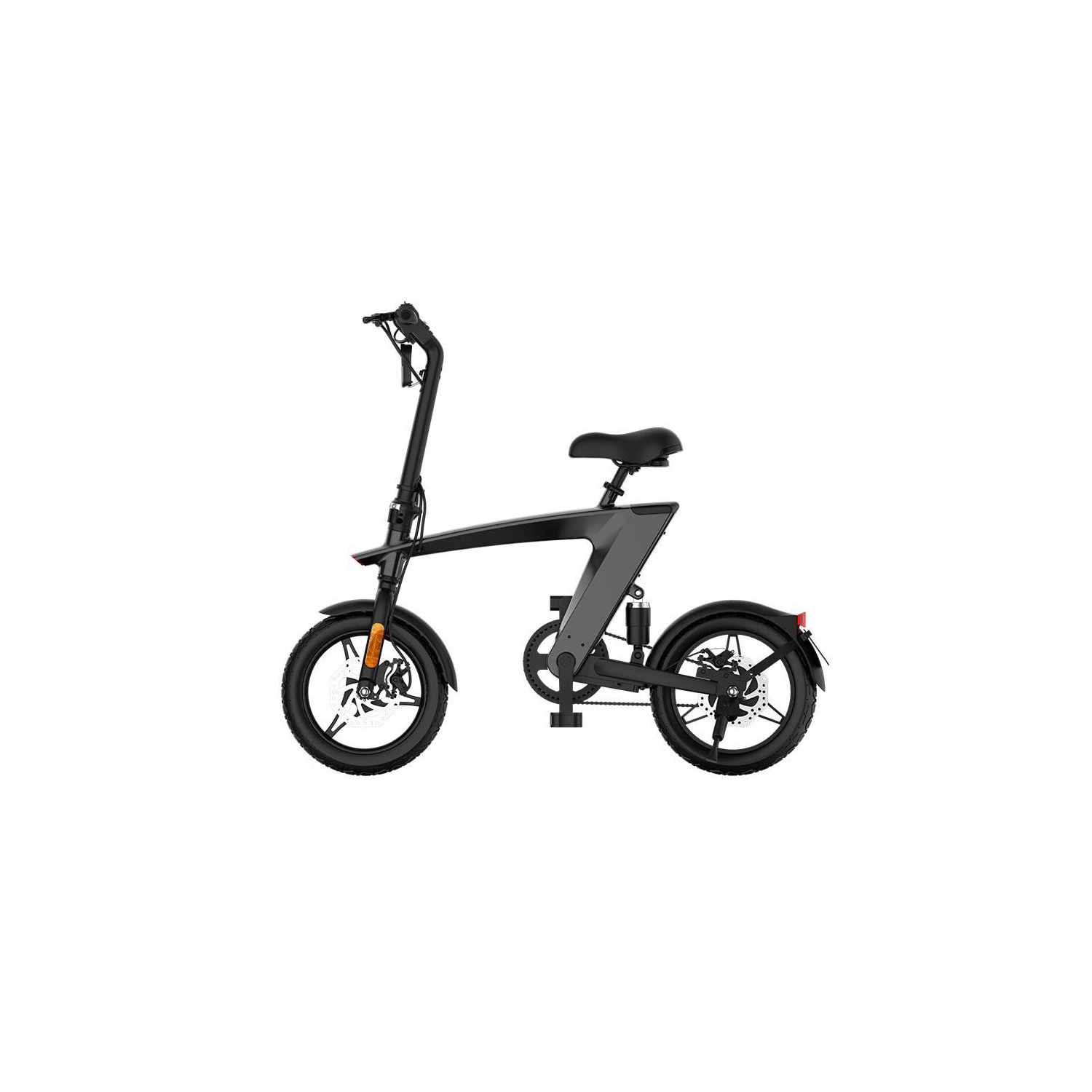 Vélo Zip - vélo électrique compact pliable - noir