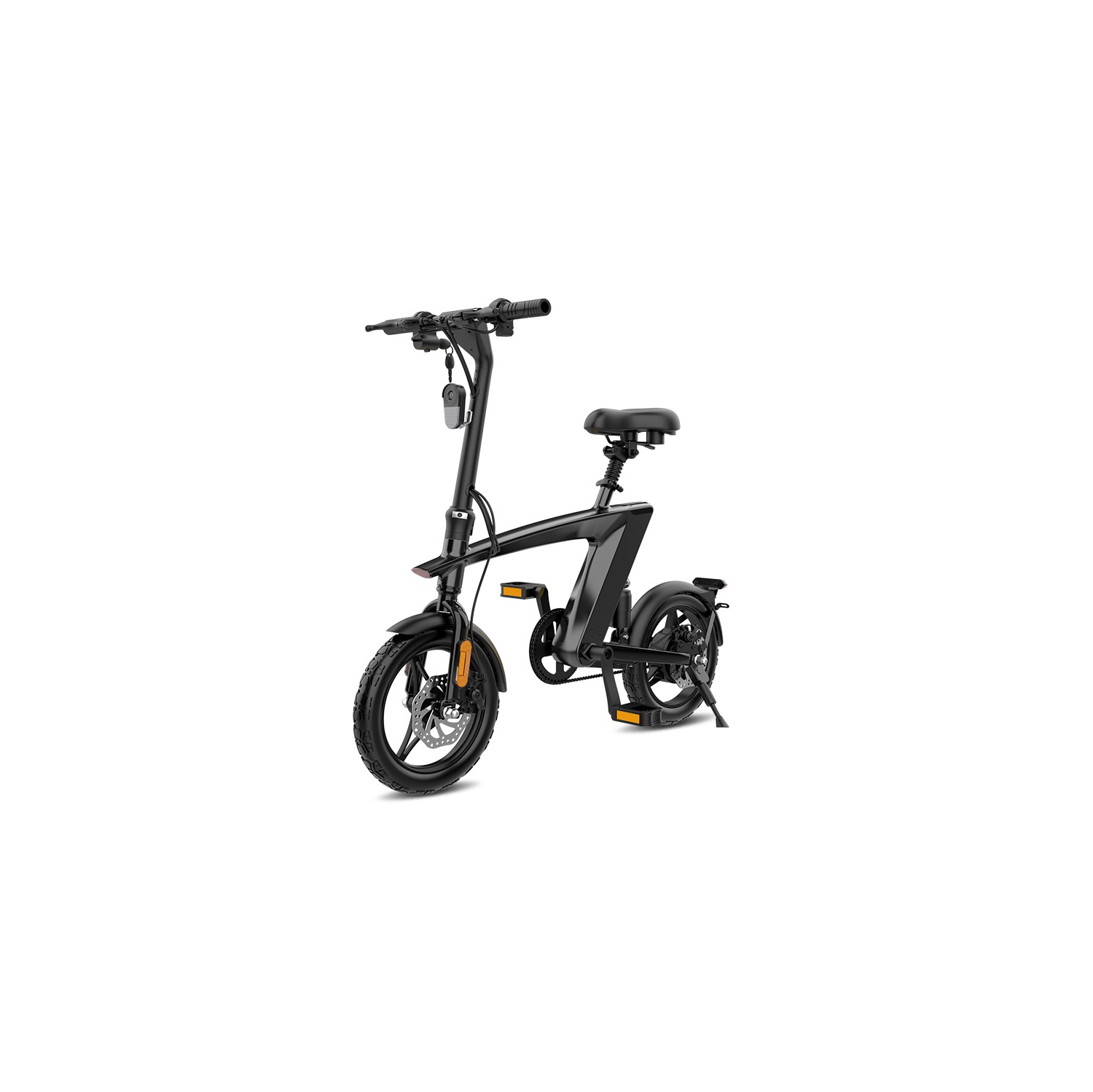 Vélo Zip - vélo électrique compact pliable - noir